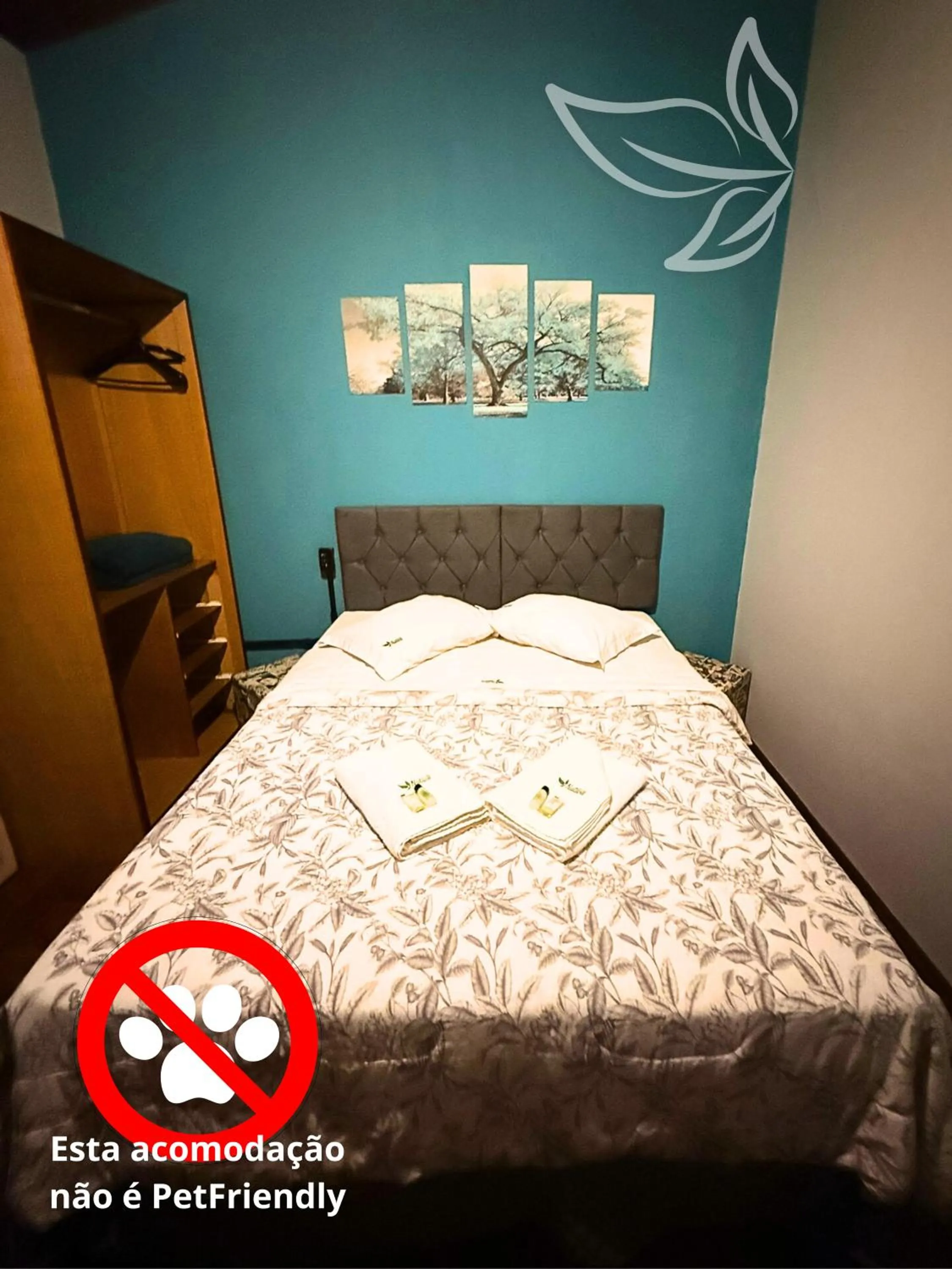 Bed in POUSADA NATIVA