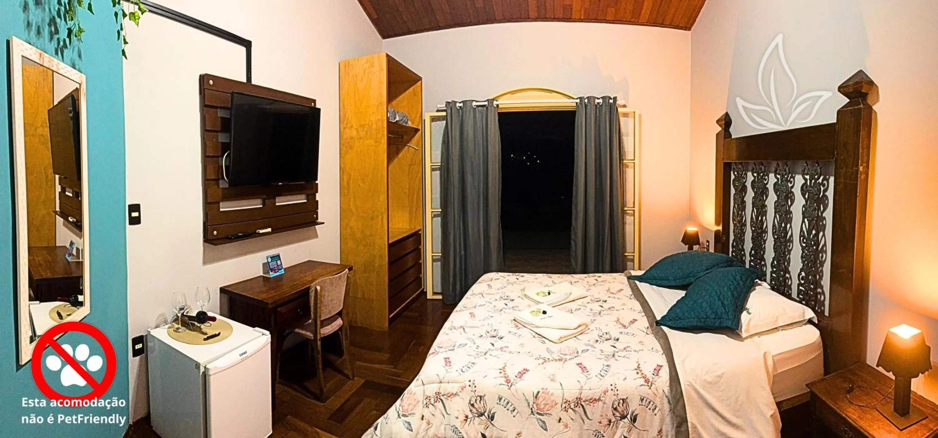 Bed in POUSADA NATIVA