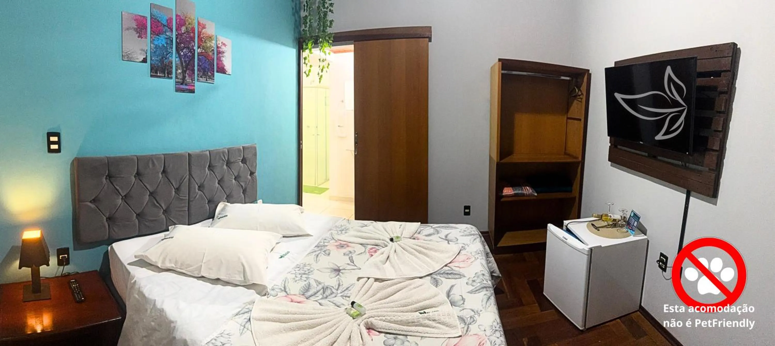 Bed in POUSADA NATIVA