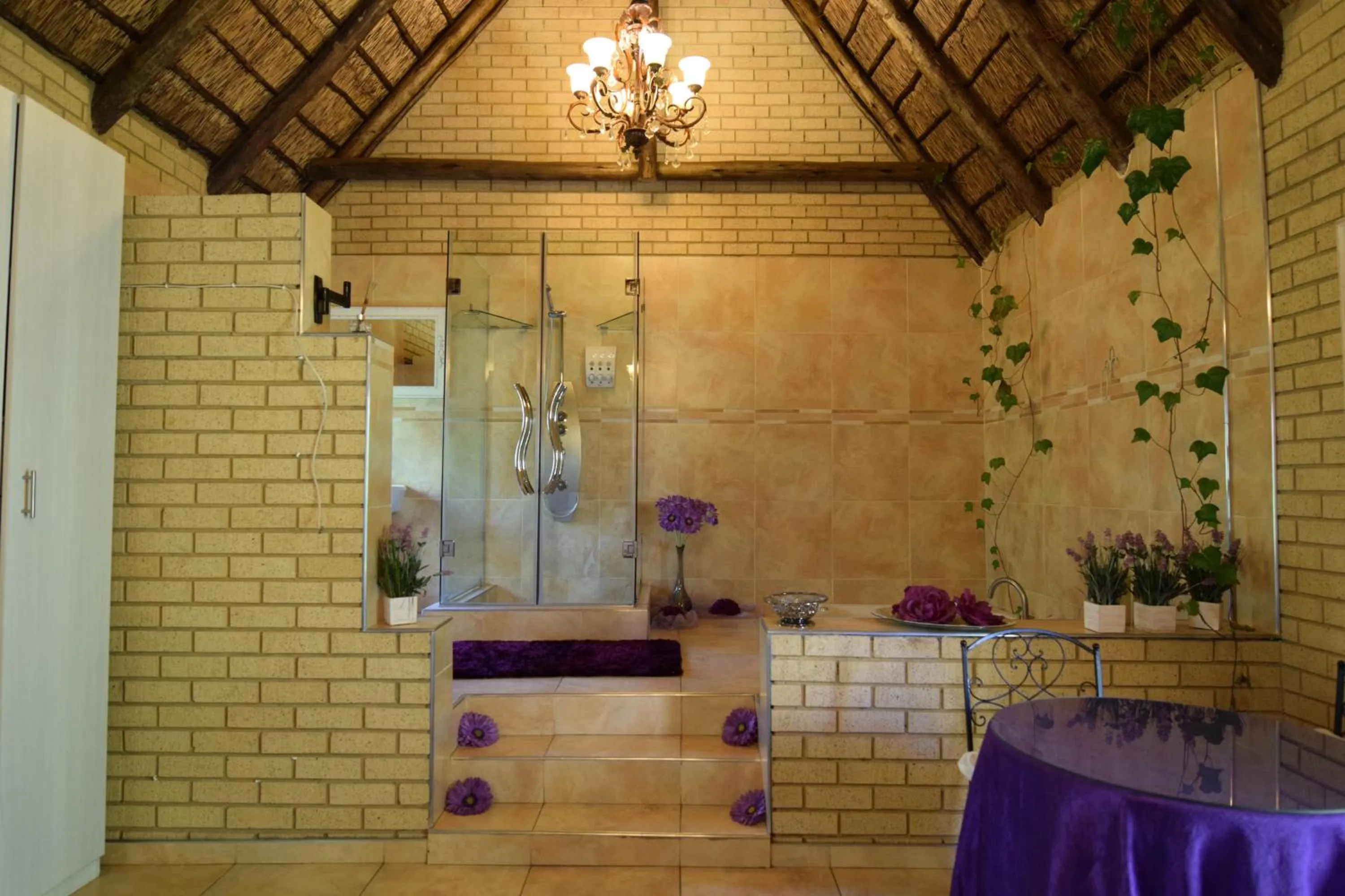 Bathroom in Thabong Bed and Breakfast