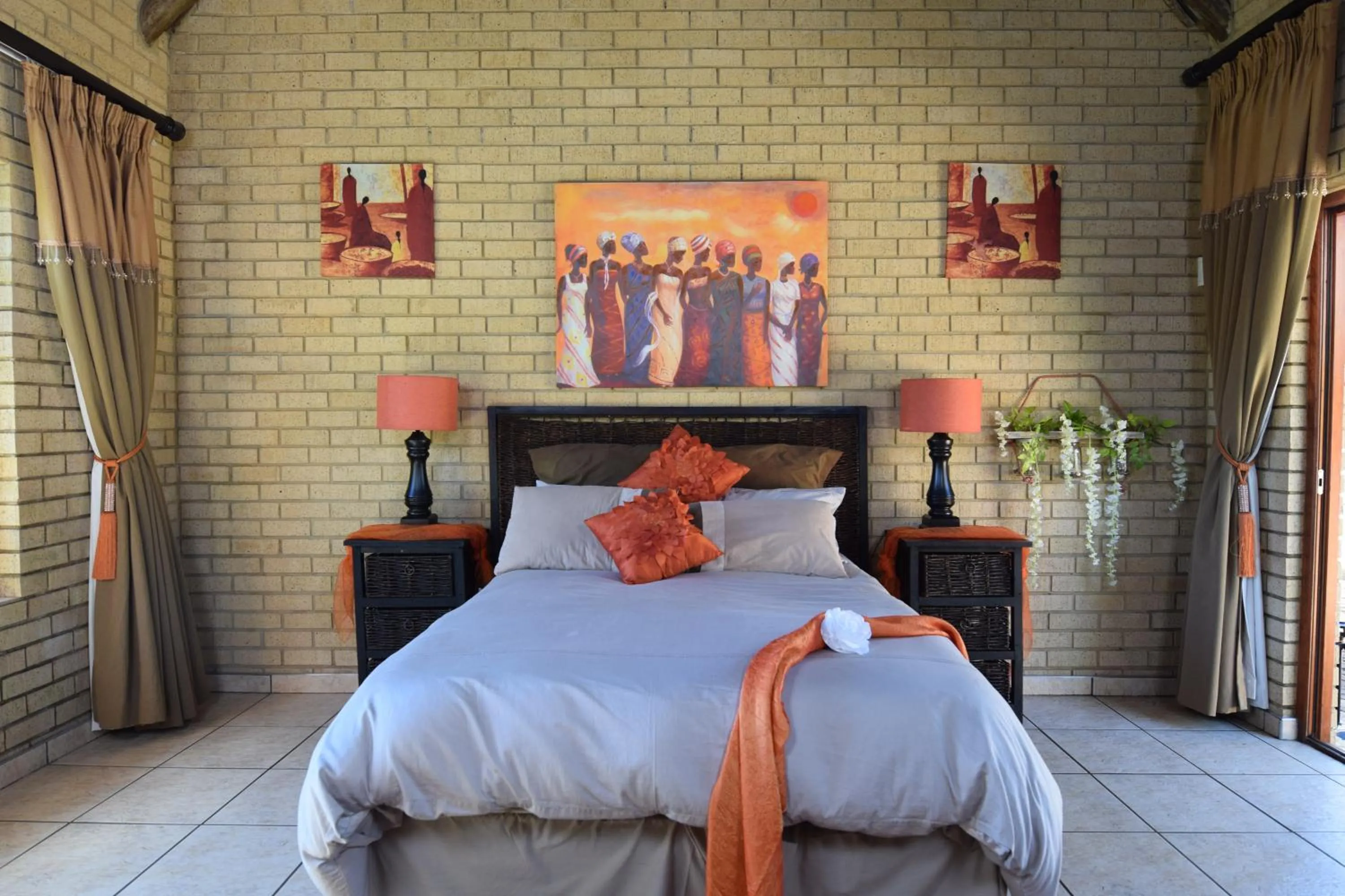 Bed in Thabong Bed and Breakfast