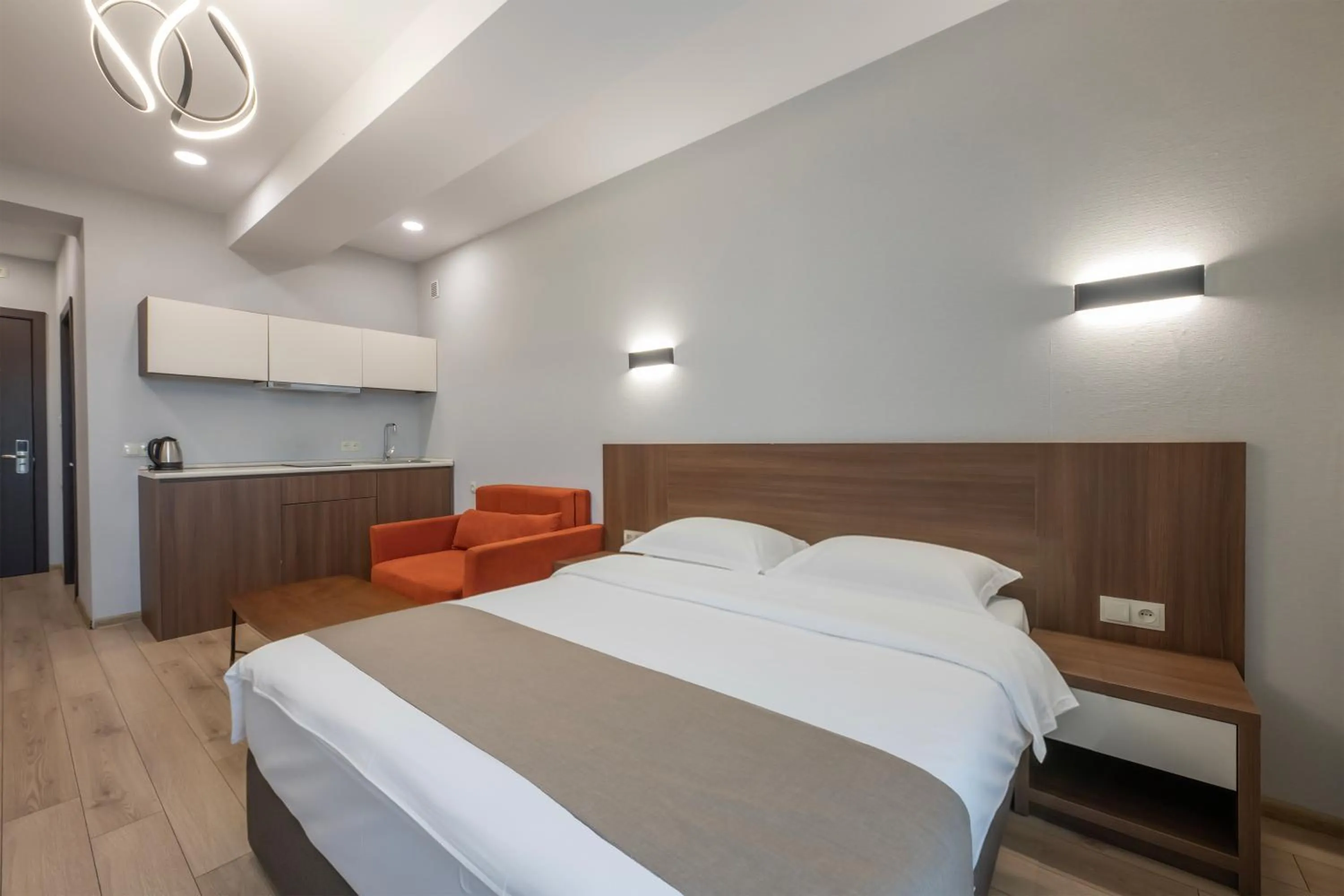 Bed in Crystal Residence