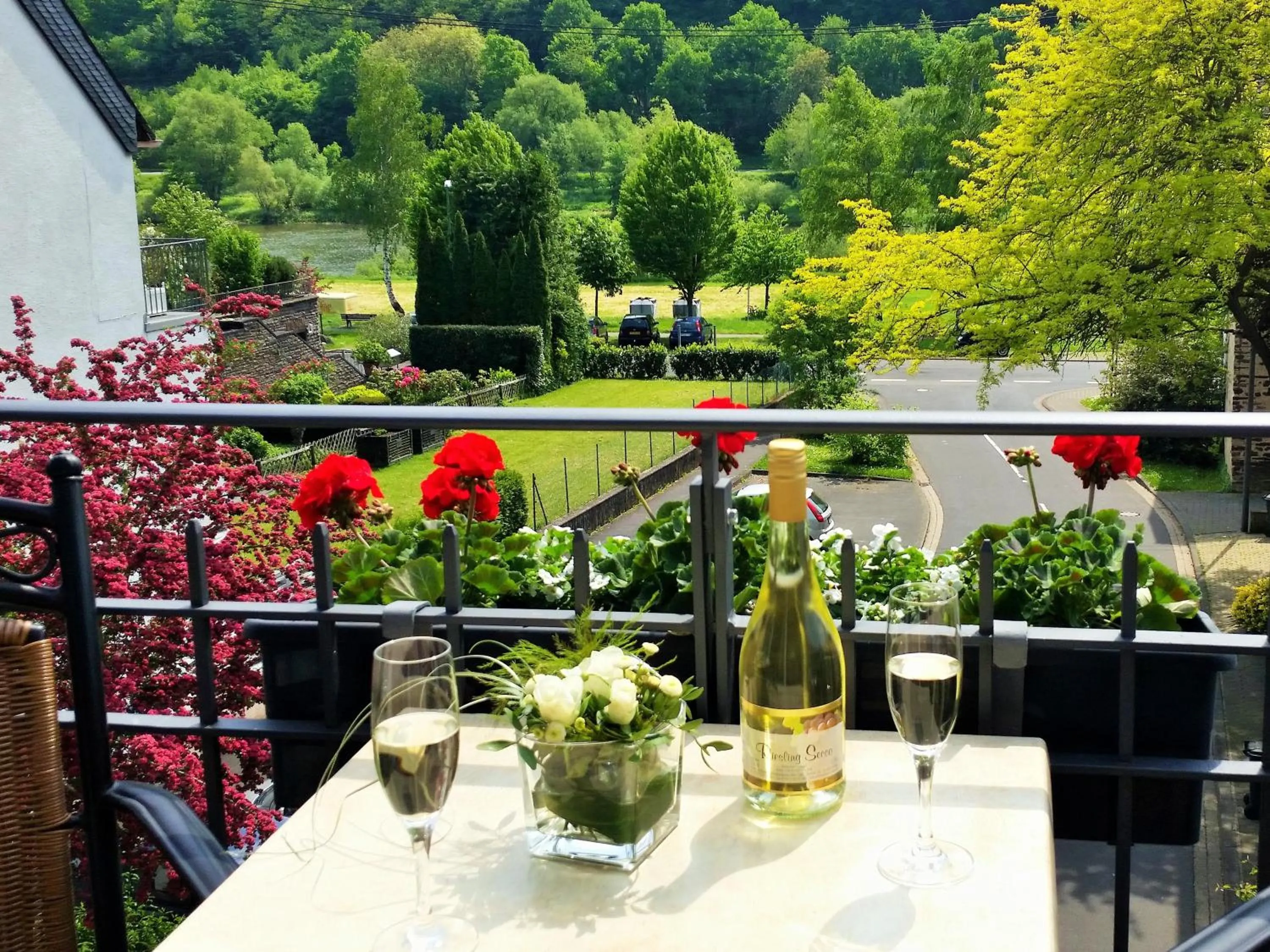 Balcony/Terrace in Landgasthof Winzerscheune