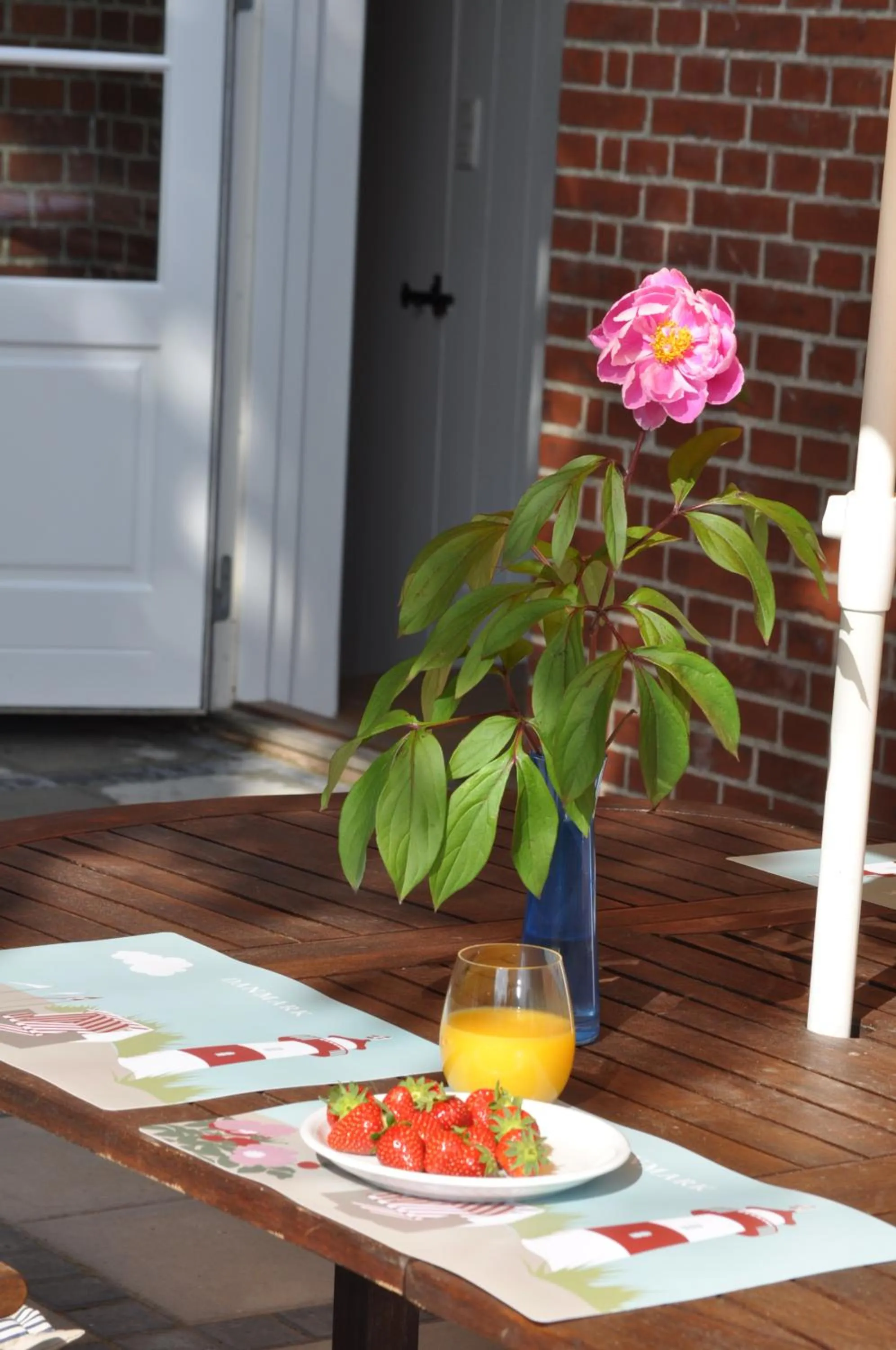 Balcony/Terrace in Bed & Kitchen „Den gamle Skole“ Nr. Sejerslev