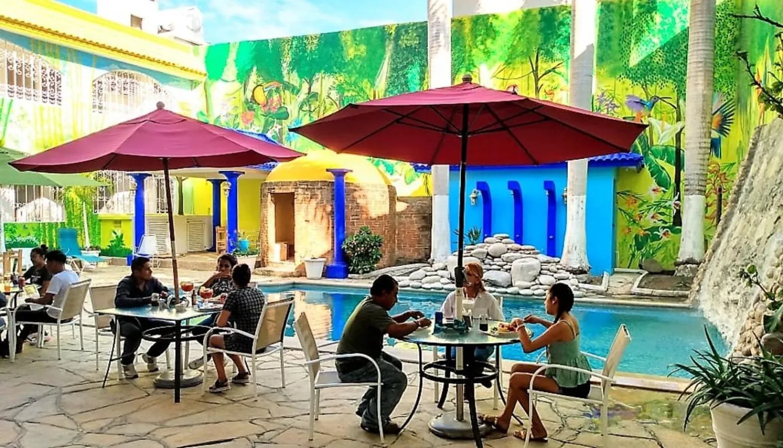 Swimming pool in HOTEL ESMERALDA