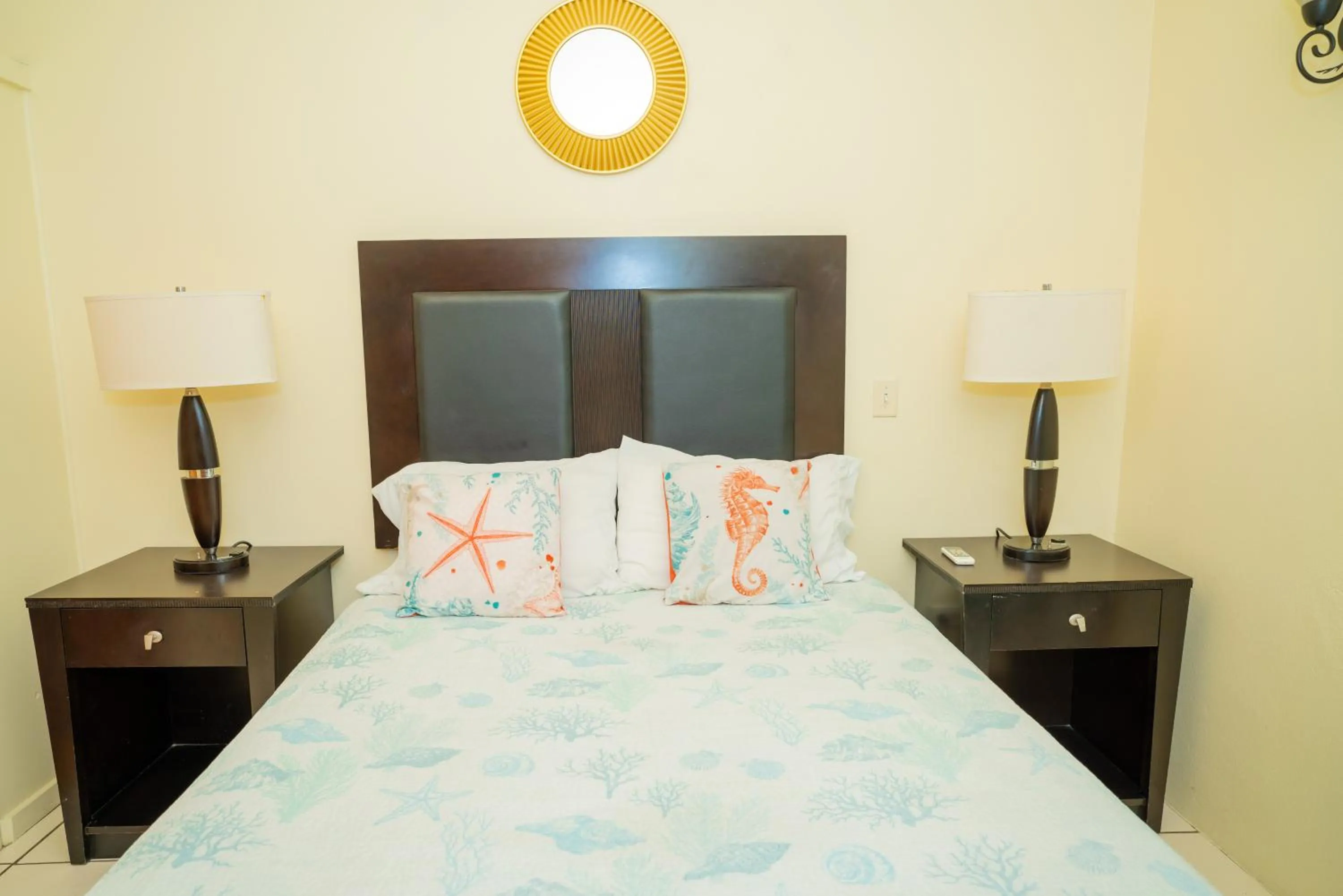 Bed in Connie's Comfort Suites