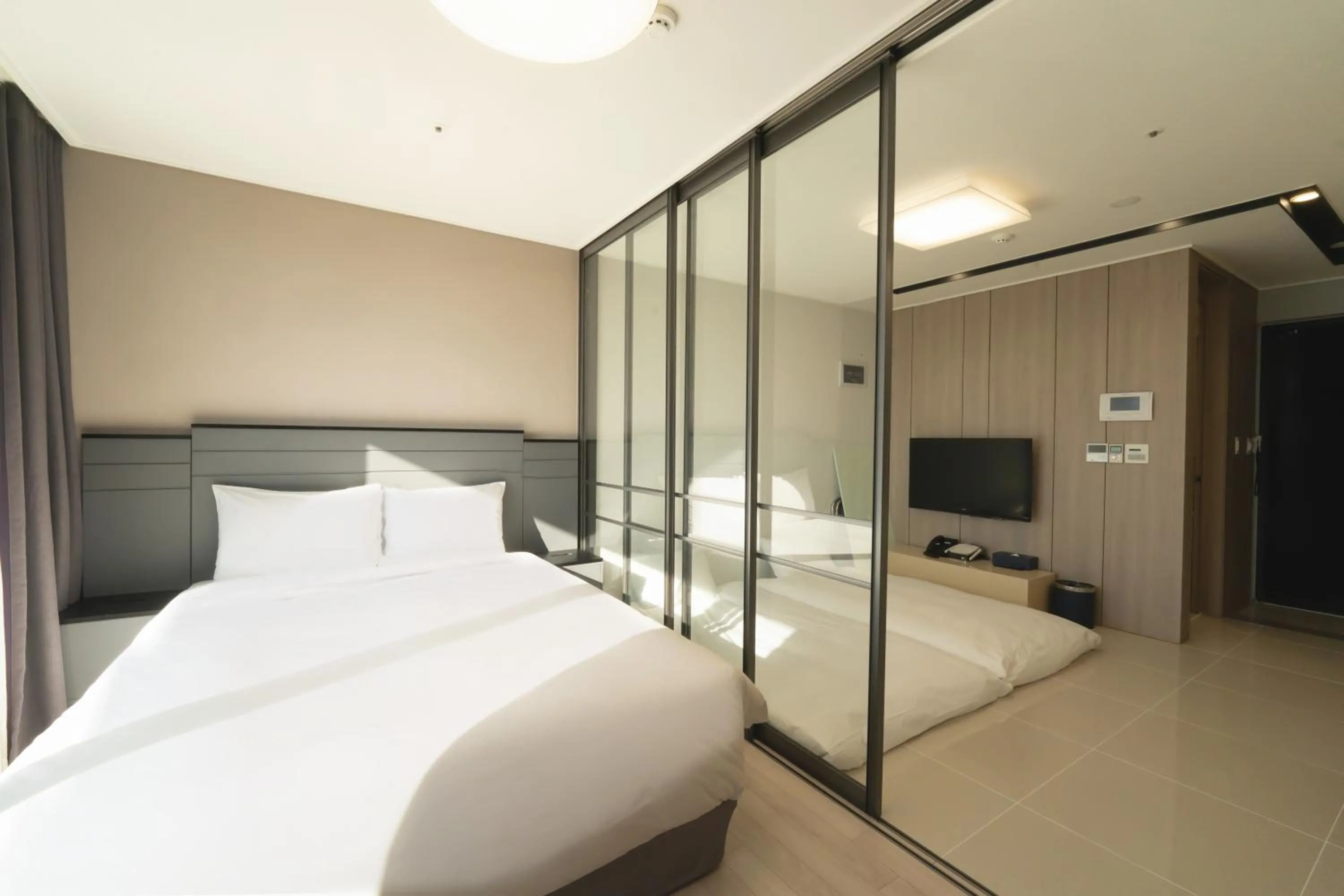 Bed in Hotel The Blue Terra