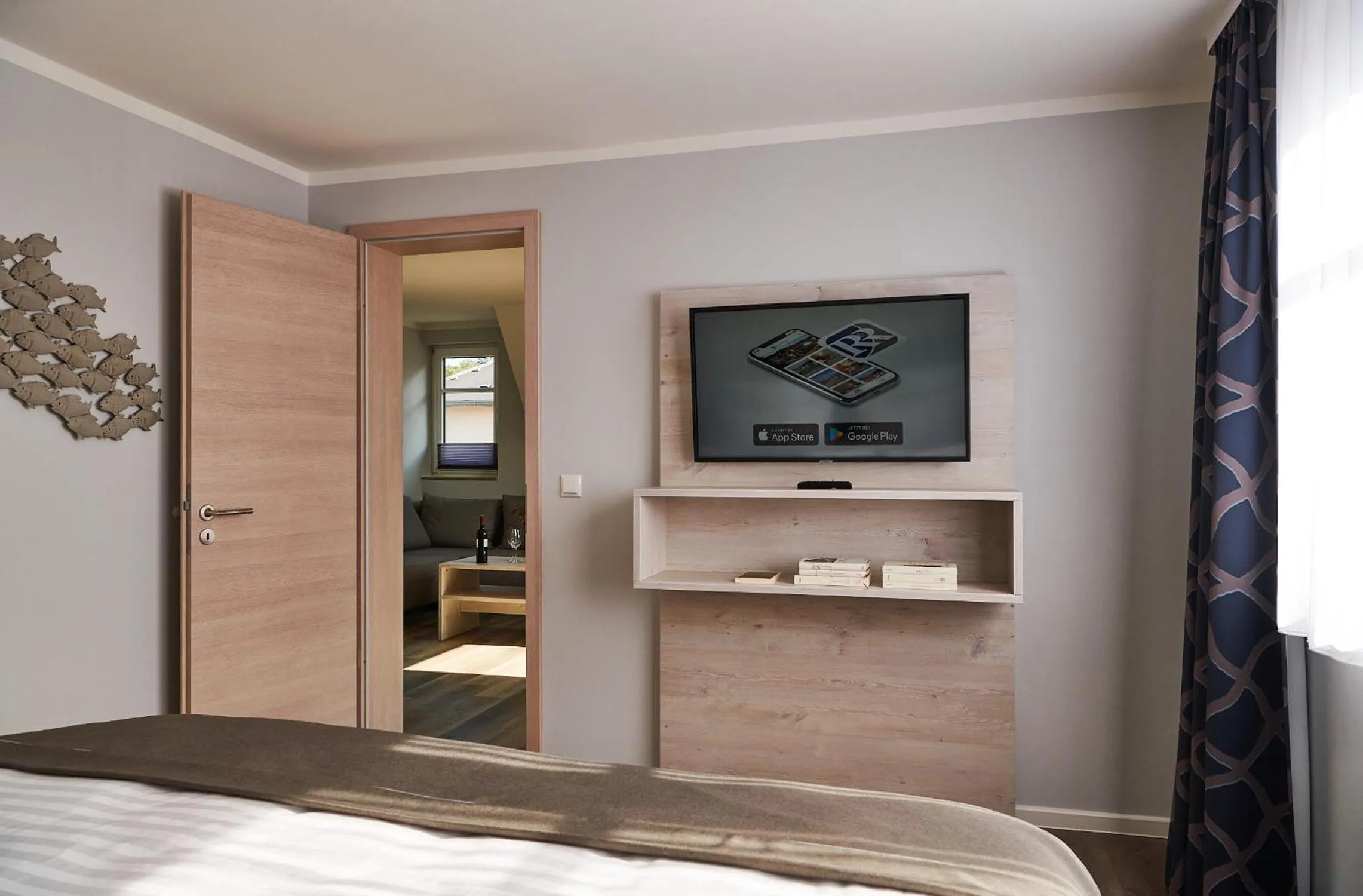 Photo of the whole room, Bed in R&R Strandhotel Baabe