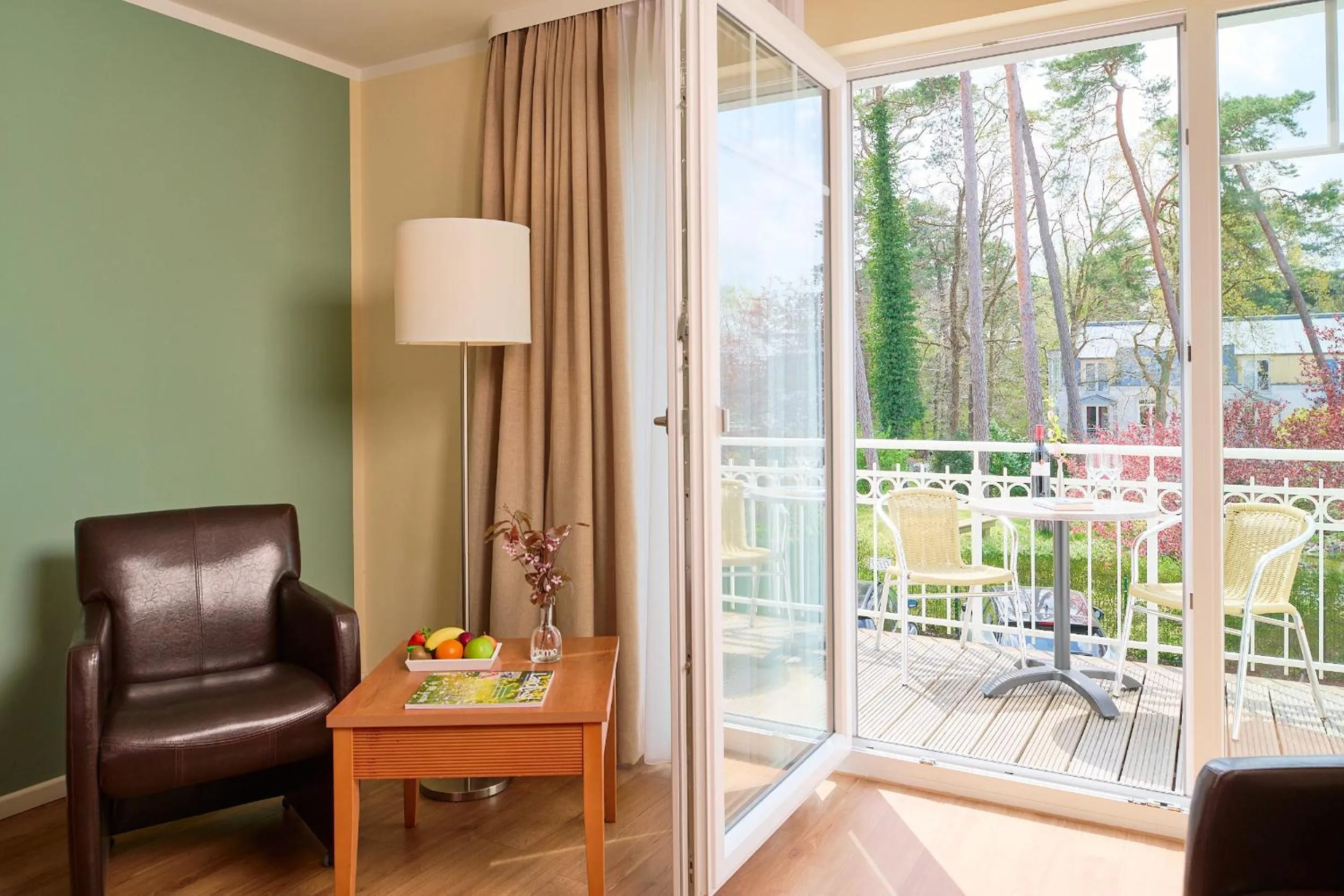 Balcony/Terrace in R&R Strandhotel Baabe