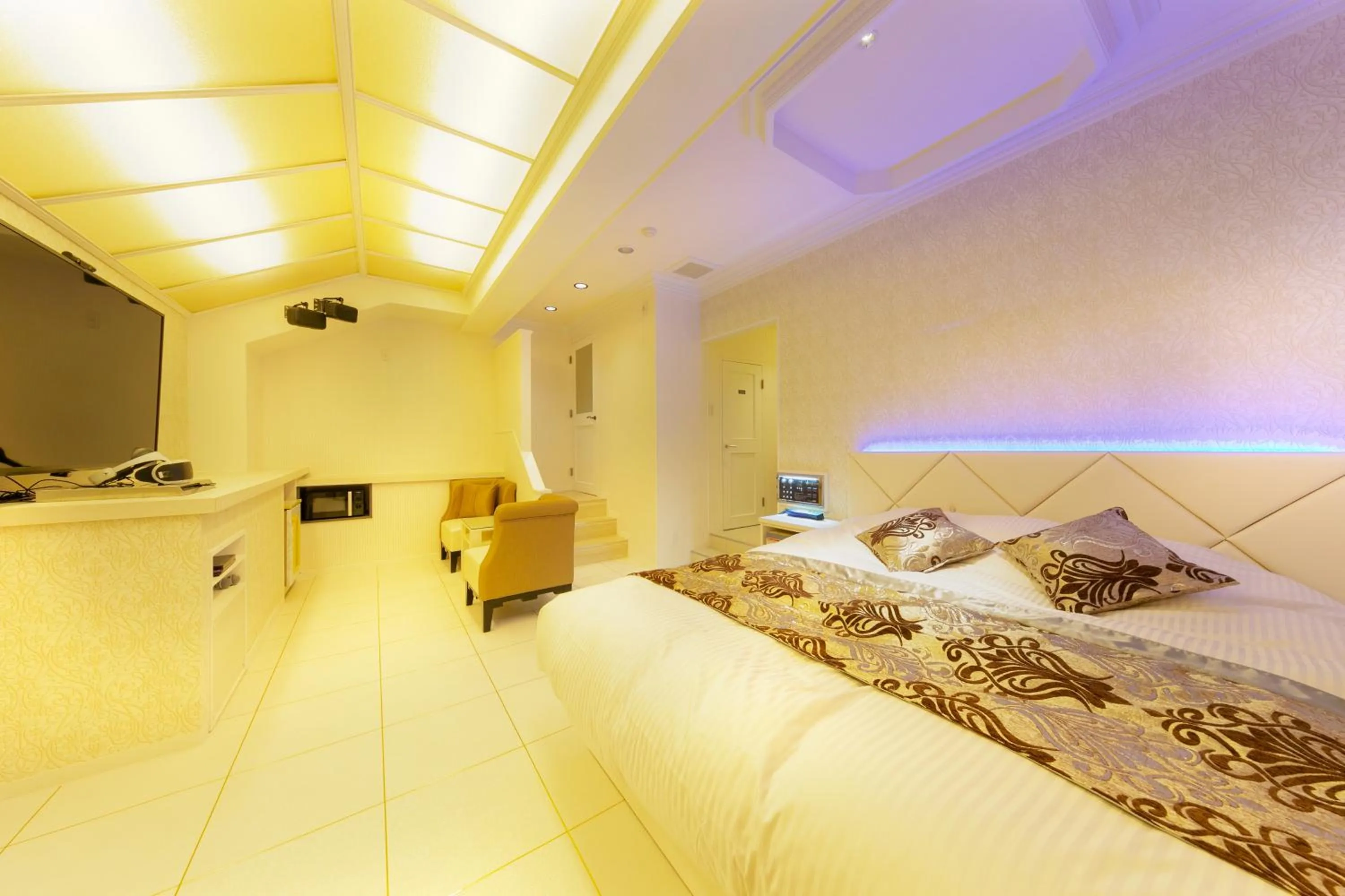 Bed in i RESORT ARTIA Sensual Gifu (Adult Only)