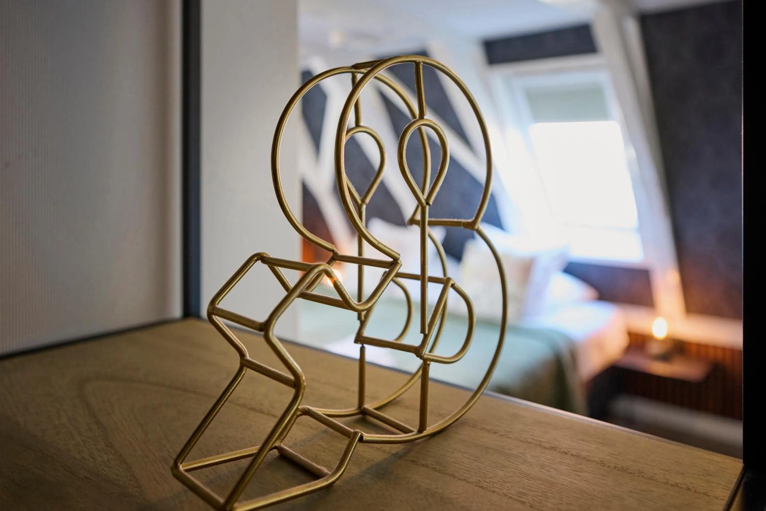 Decorative detail, Bed in Hotel Anna Casparii