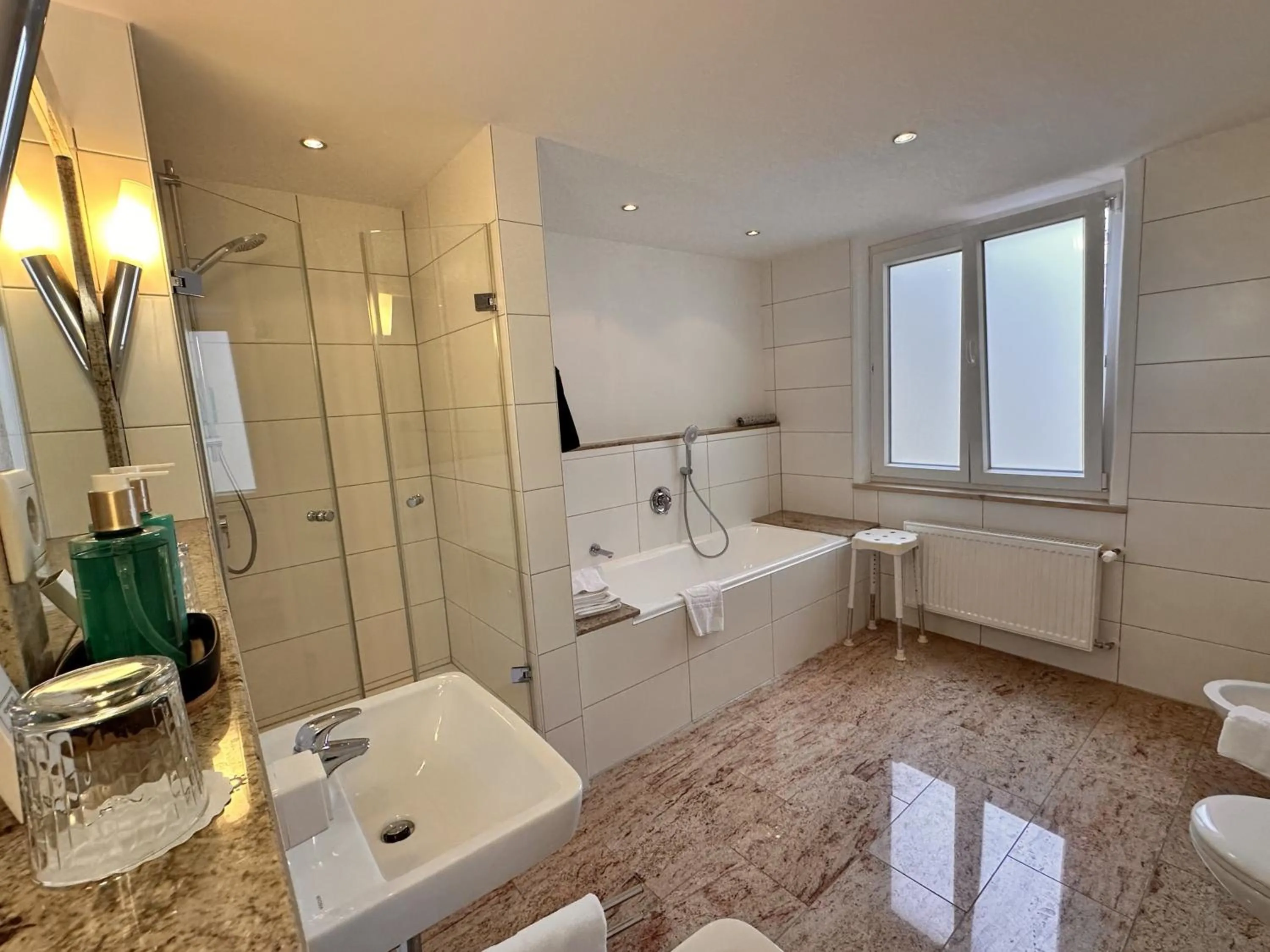 Bathroom in Hotel Rappensberger