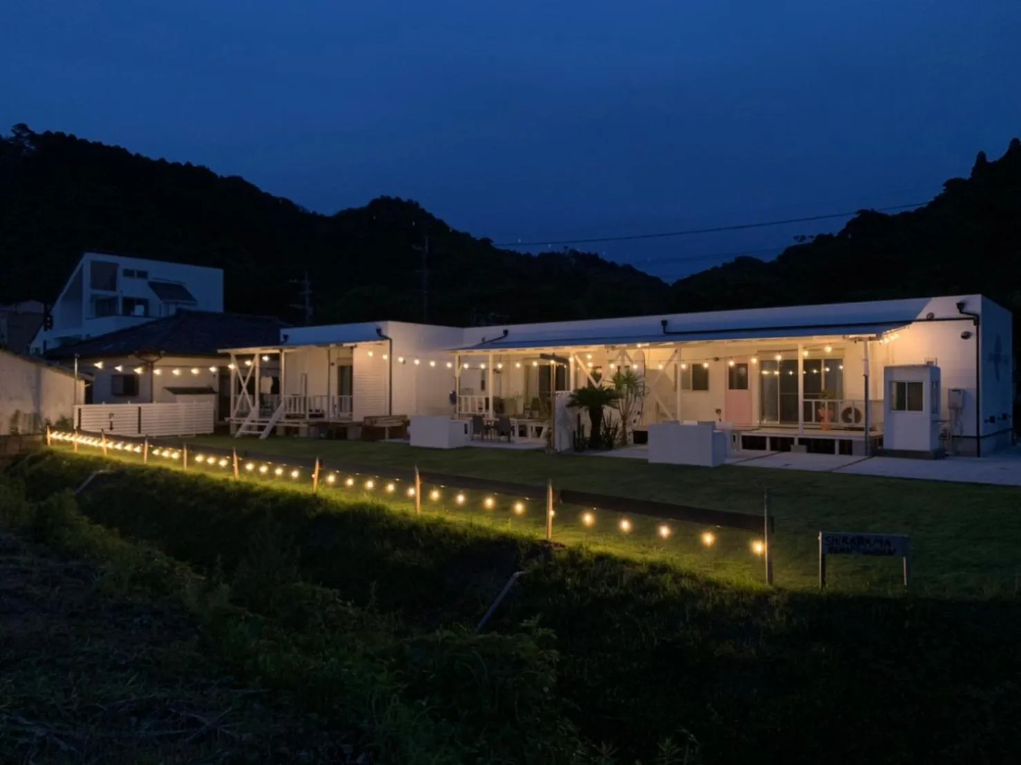 Night in SHIRAHAMA BEACH GARDEN