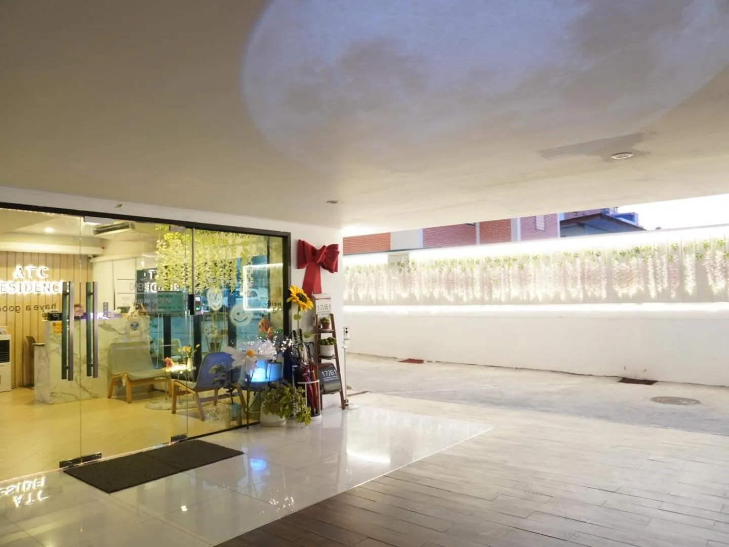 Seating area in ATC Residence