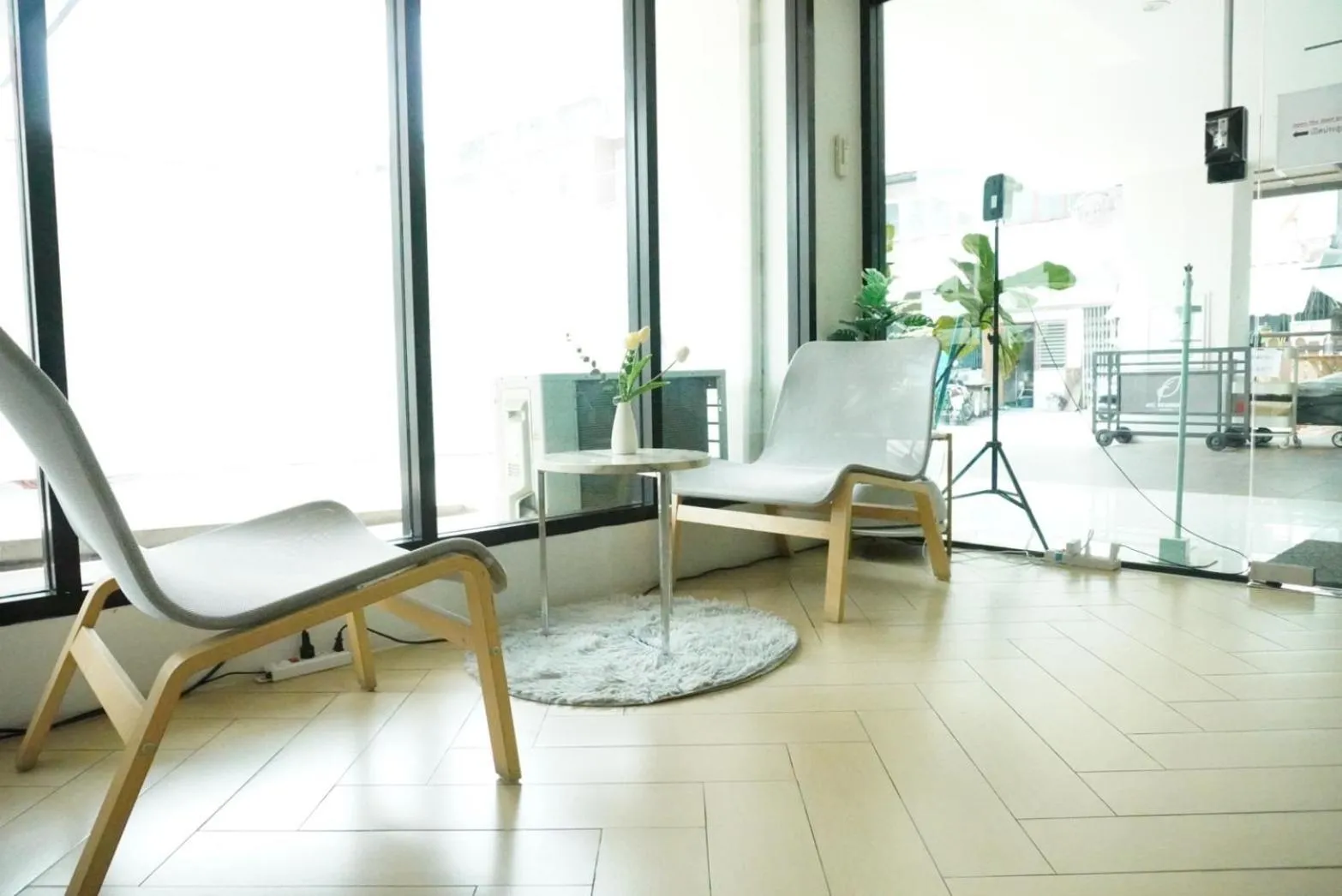 Seating area in ATC Residence