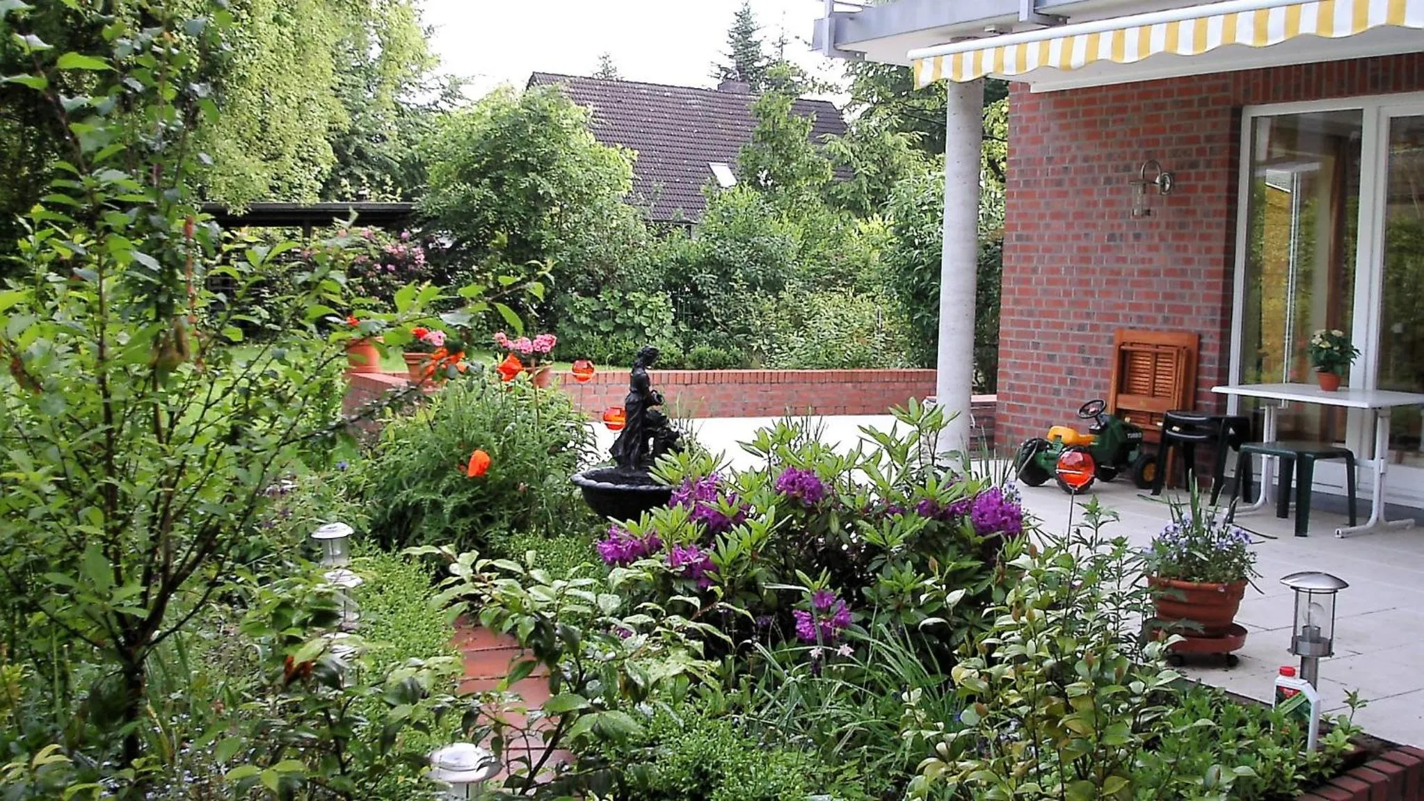 Garden view in Sasishaus