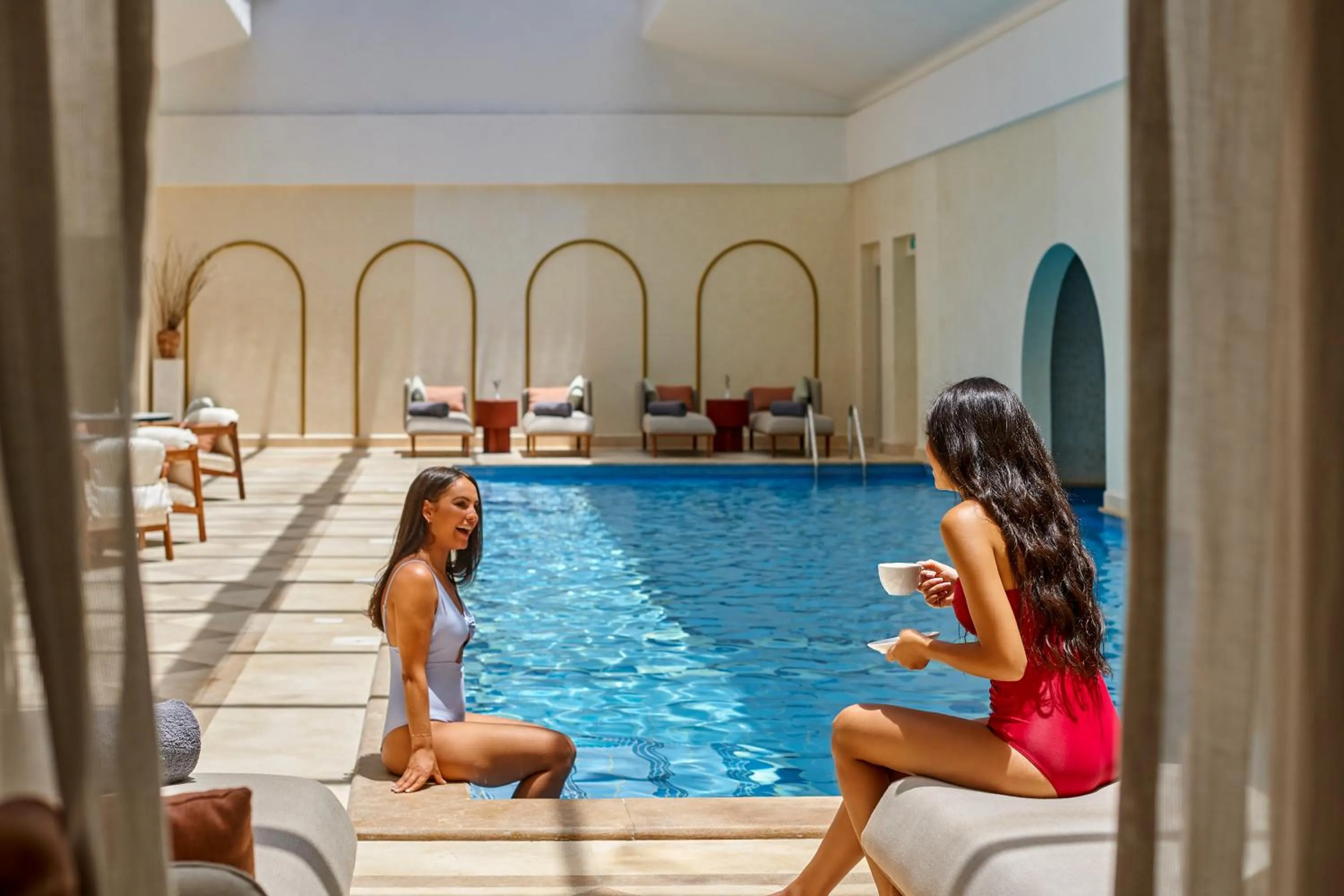 Swimming pool in Address Marassi Golf Resort