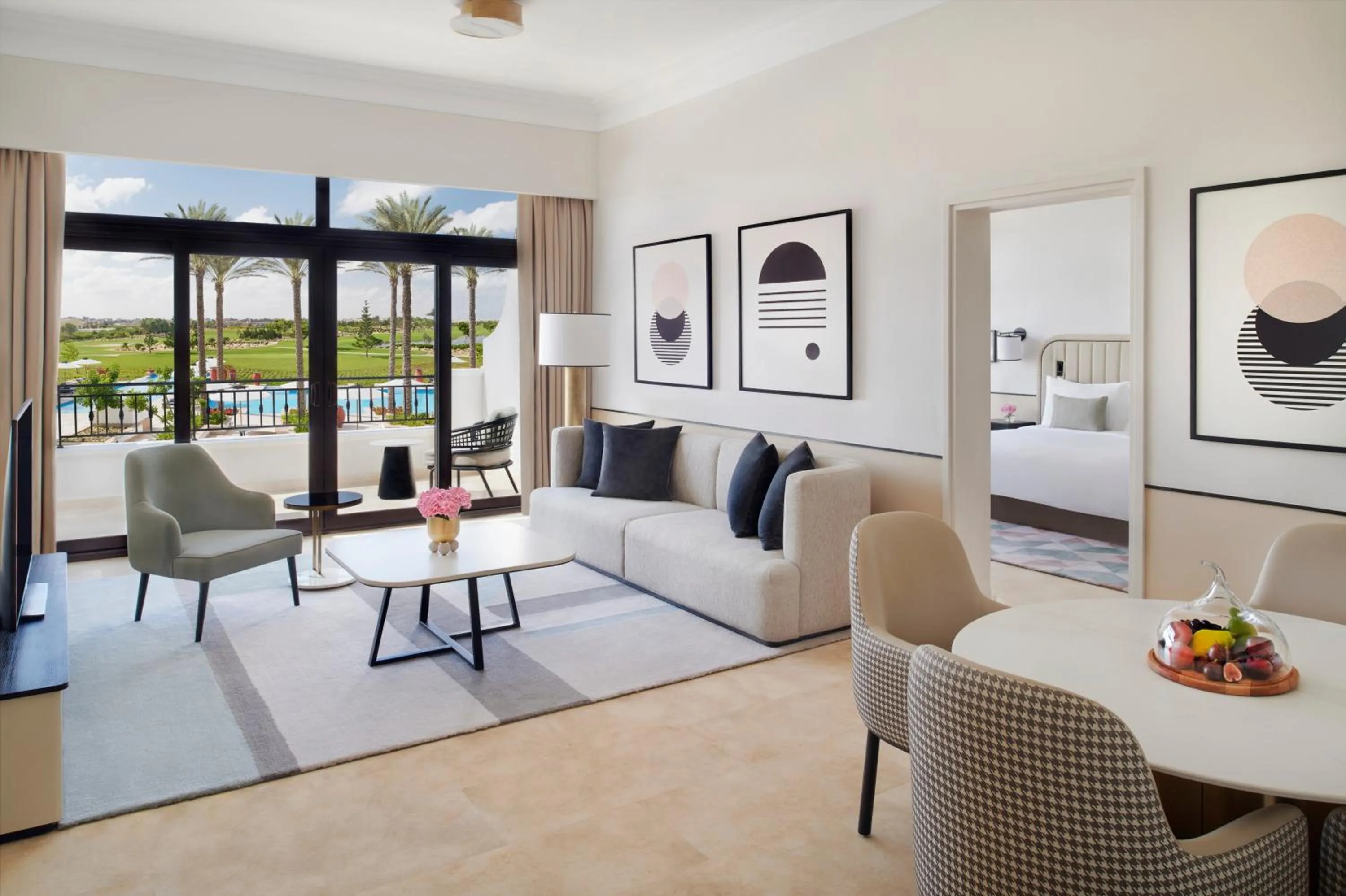 Living room in Address Marassi Golf Resort