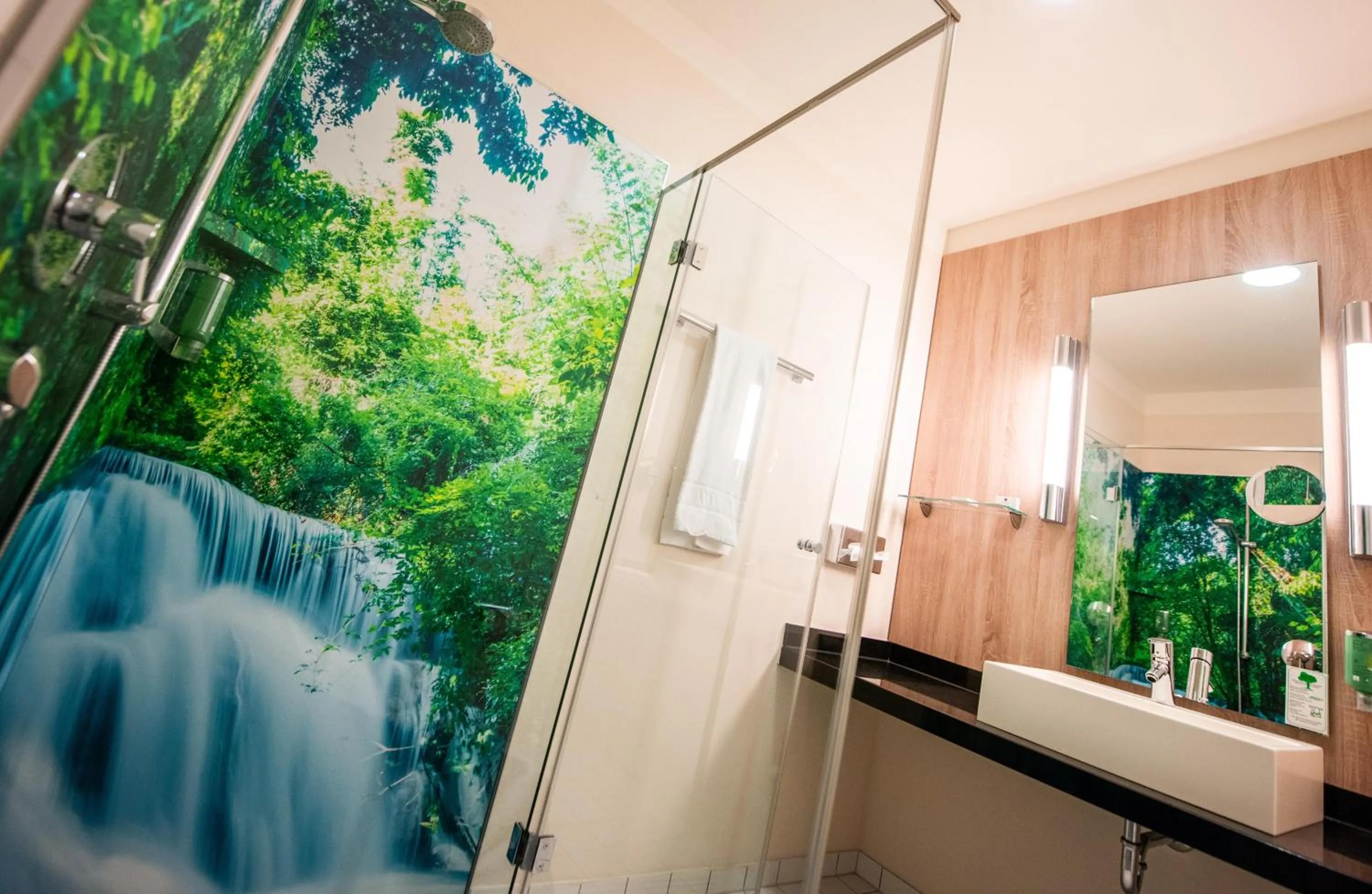 Bathroom in Livenwork Hotel & CoWorking GVZ Ingolstadt