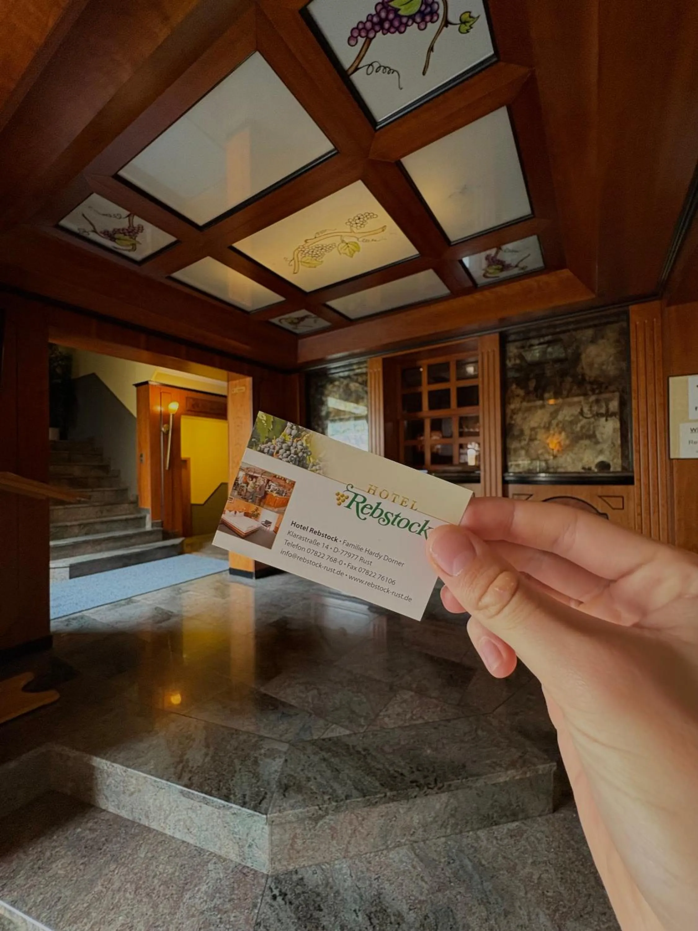 Lobby or reception in Hotel Rebstock