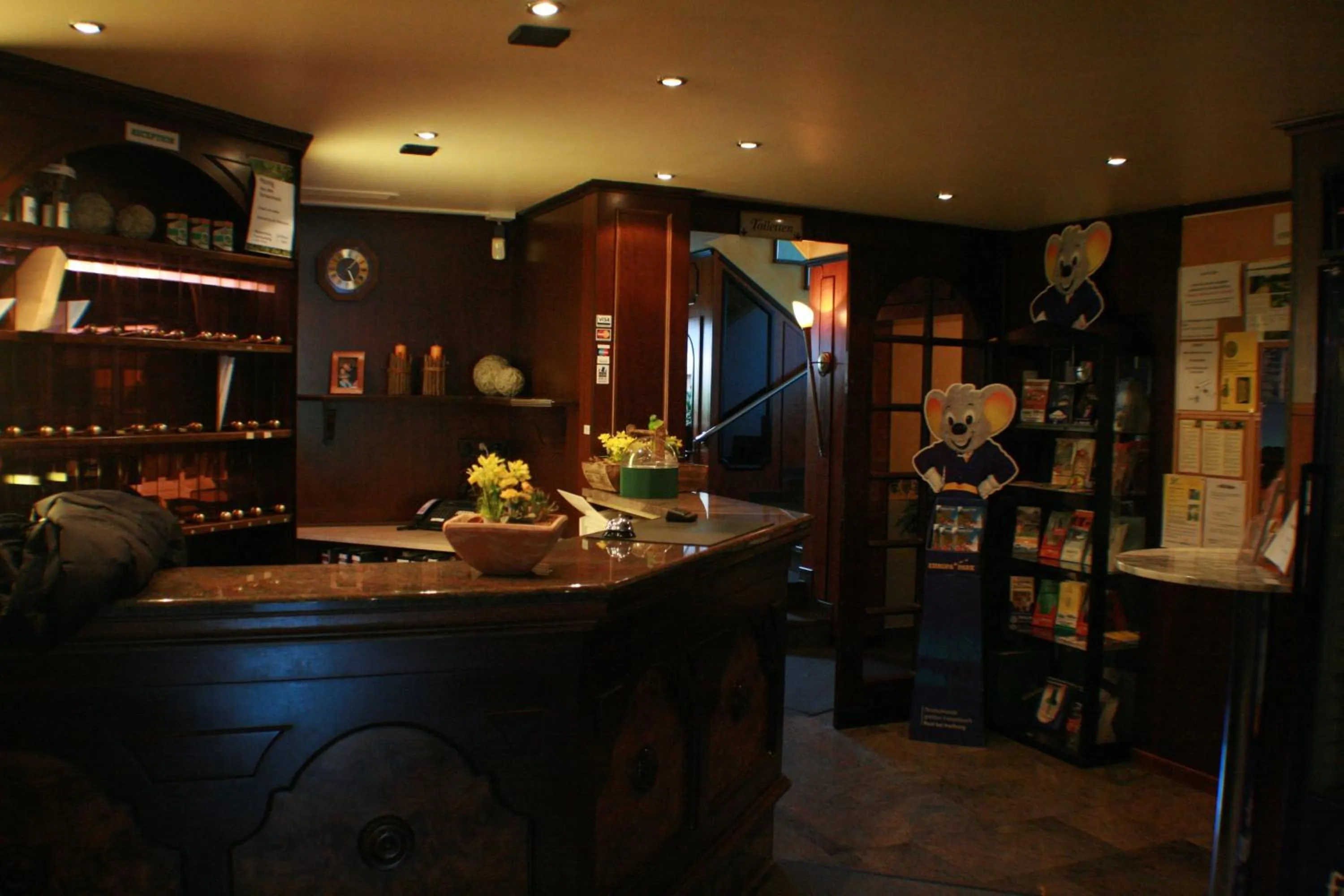 Lobby or reception in Hotel Rebstock