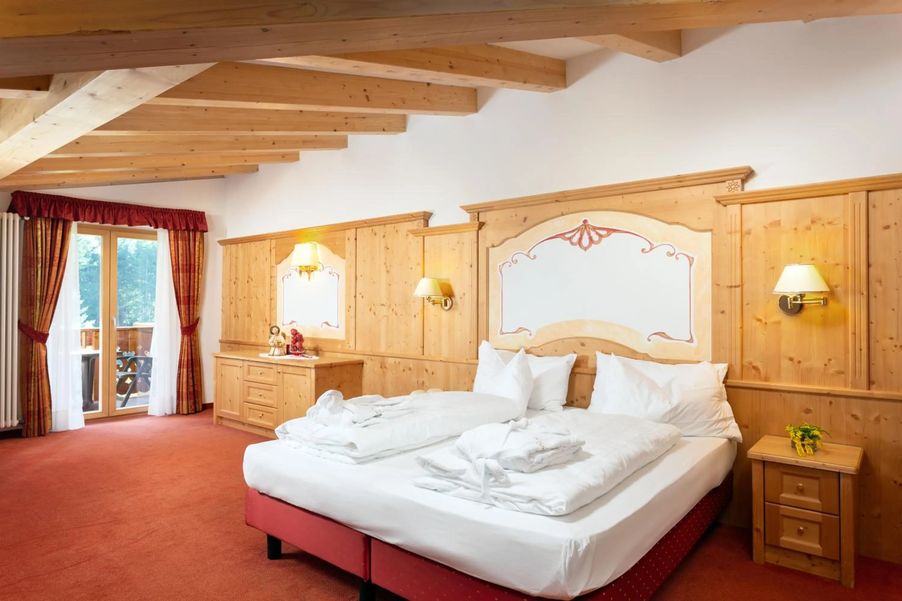 Bed in Hotel Gries
