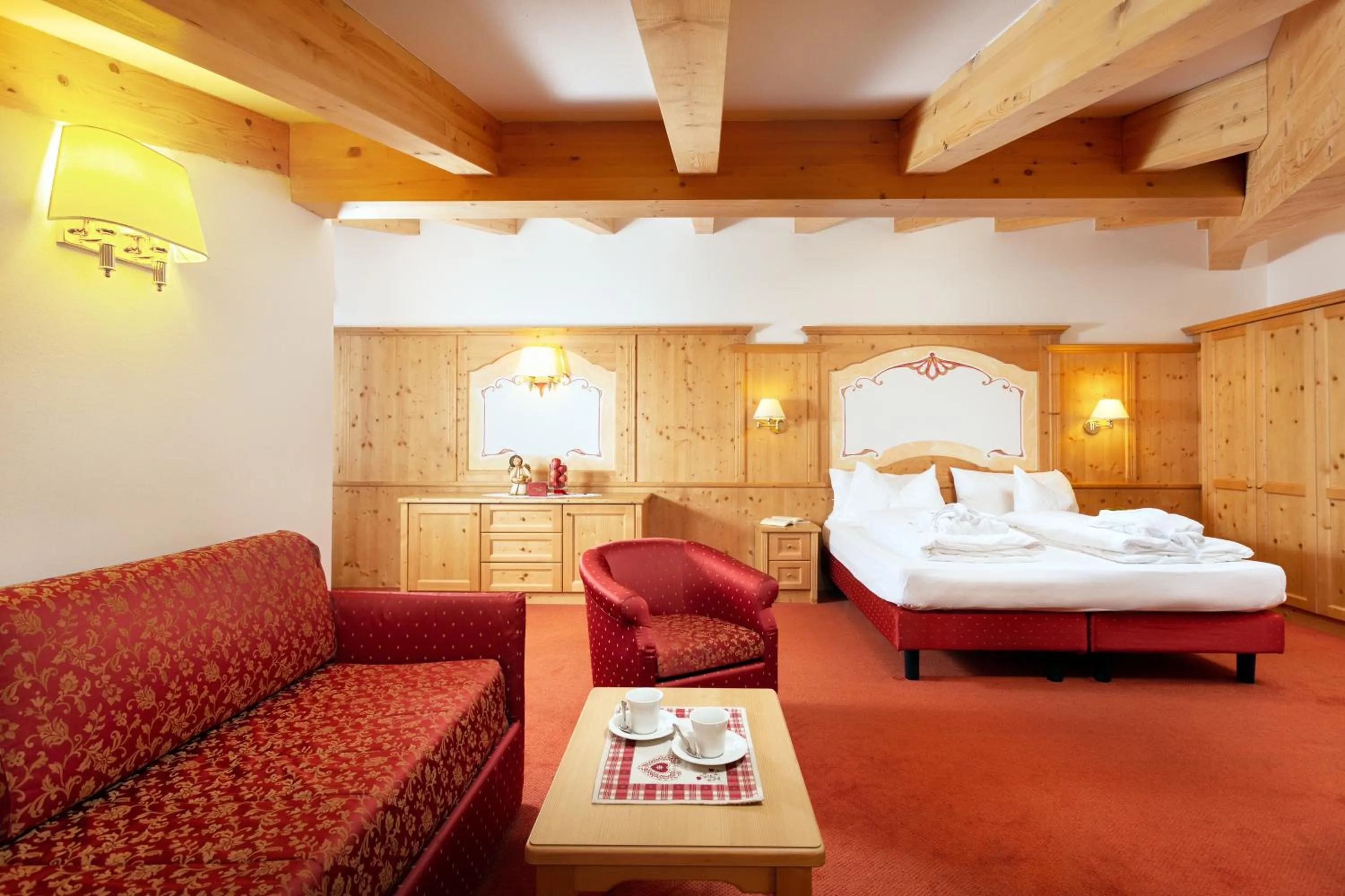 Bed in Hotel Gries