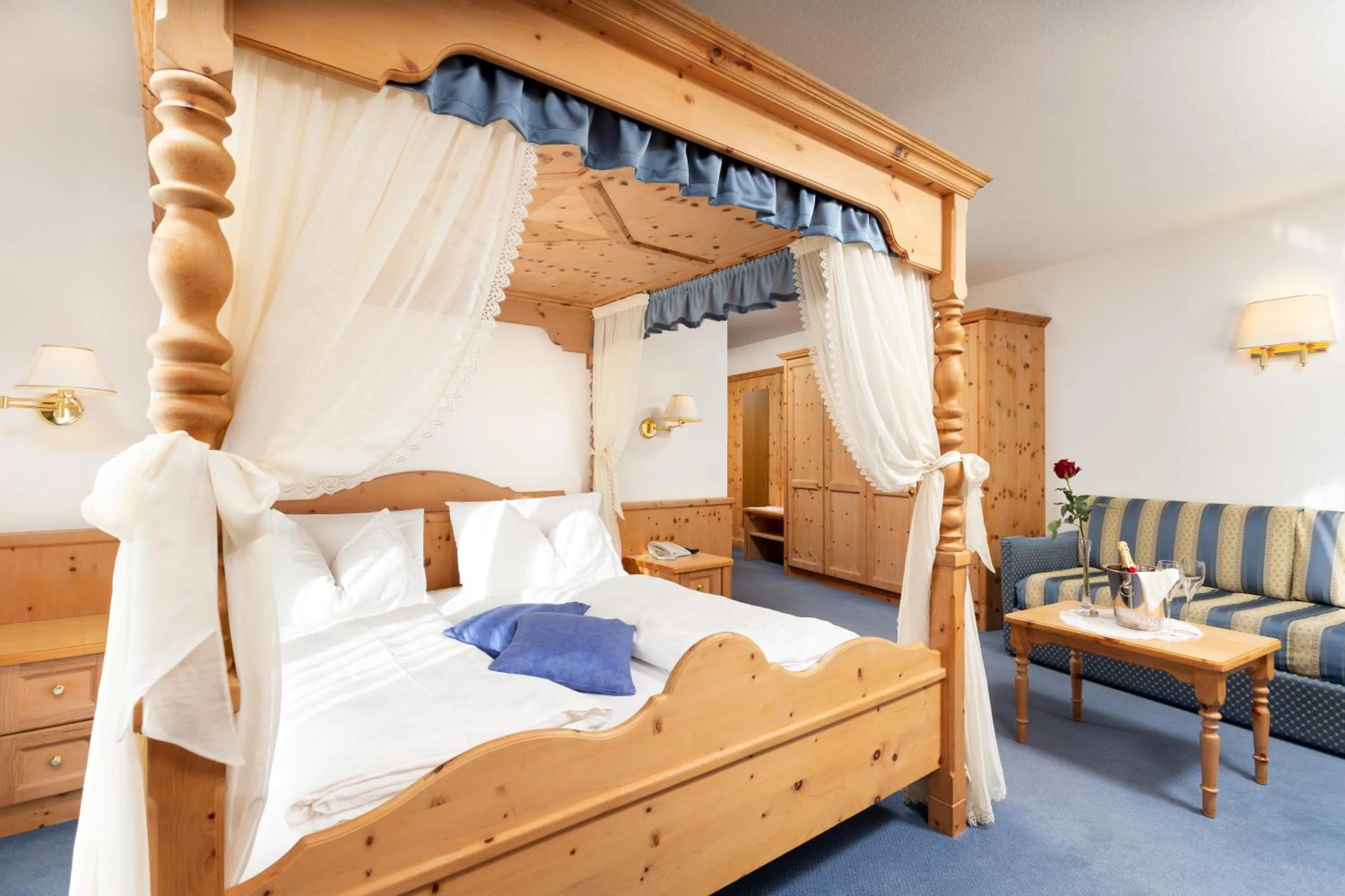 Bed in Hotel Gries