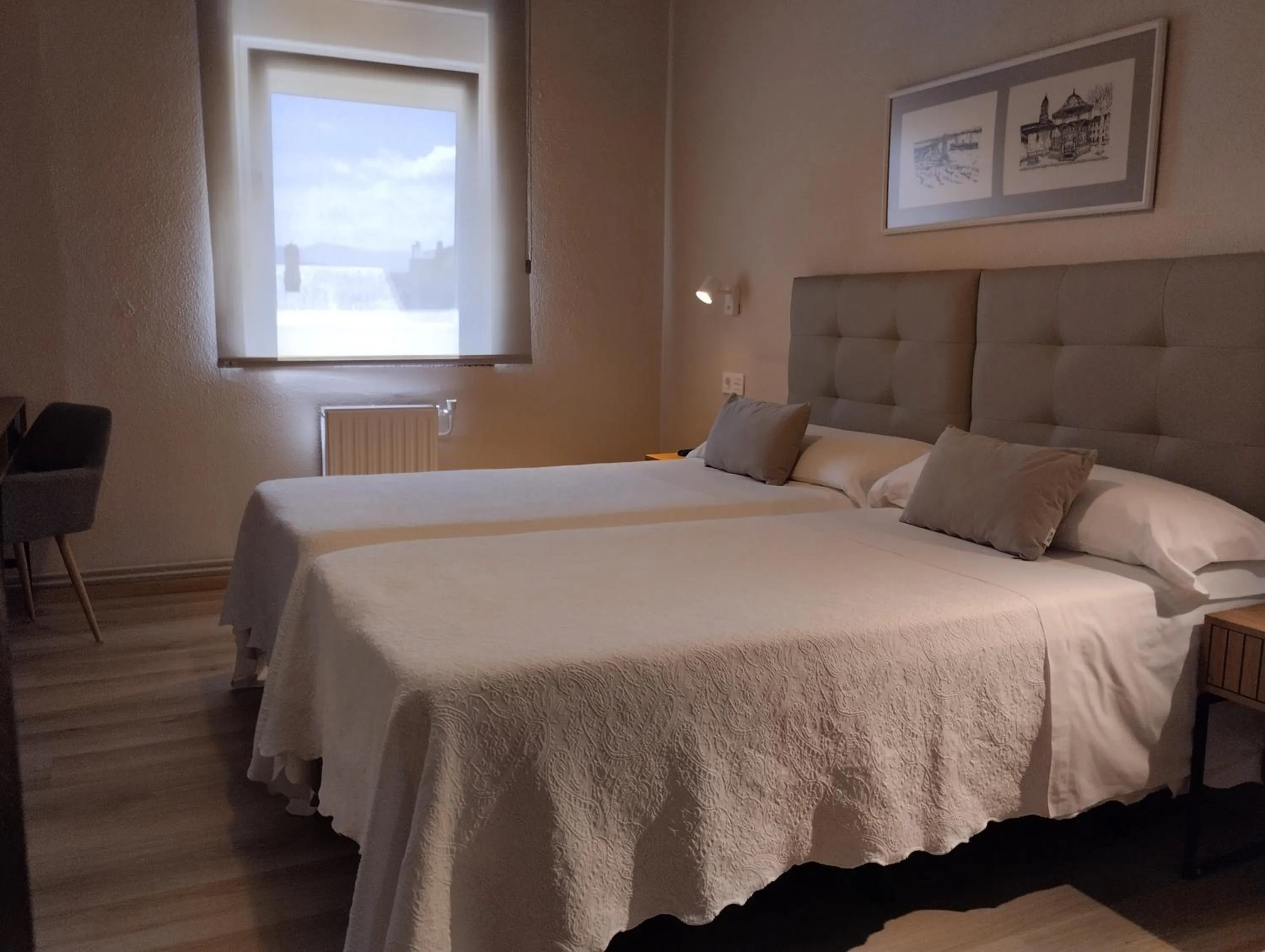 Bed in Hotel Ros Mary