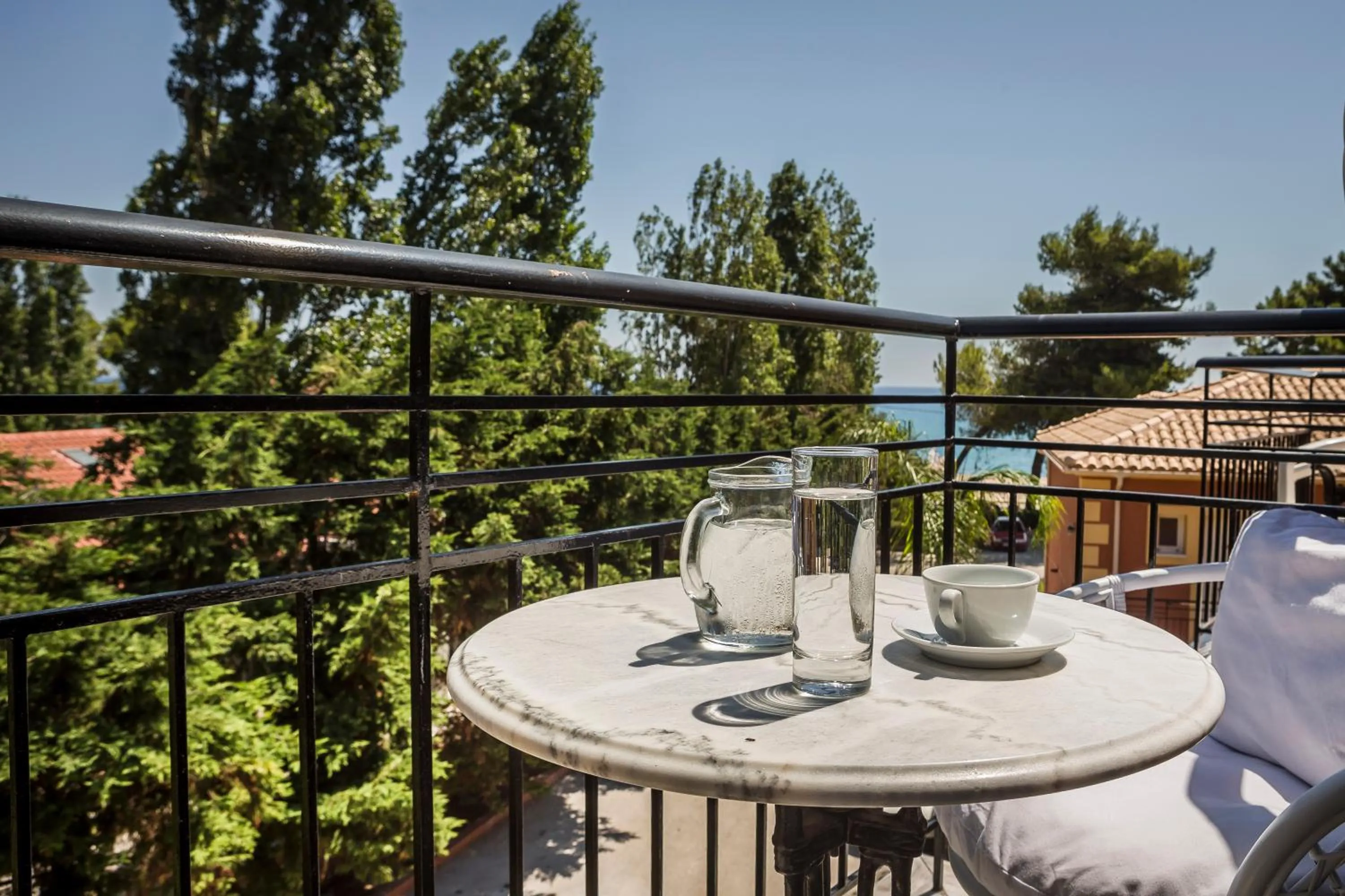 Balcony/Terrace in Makis Hotel