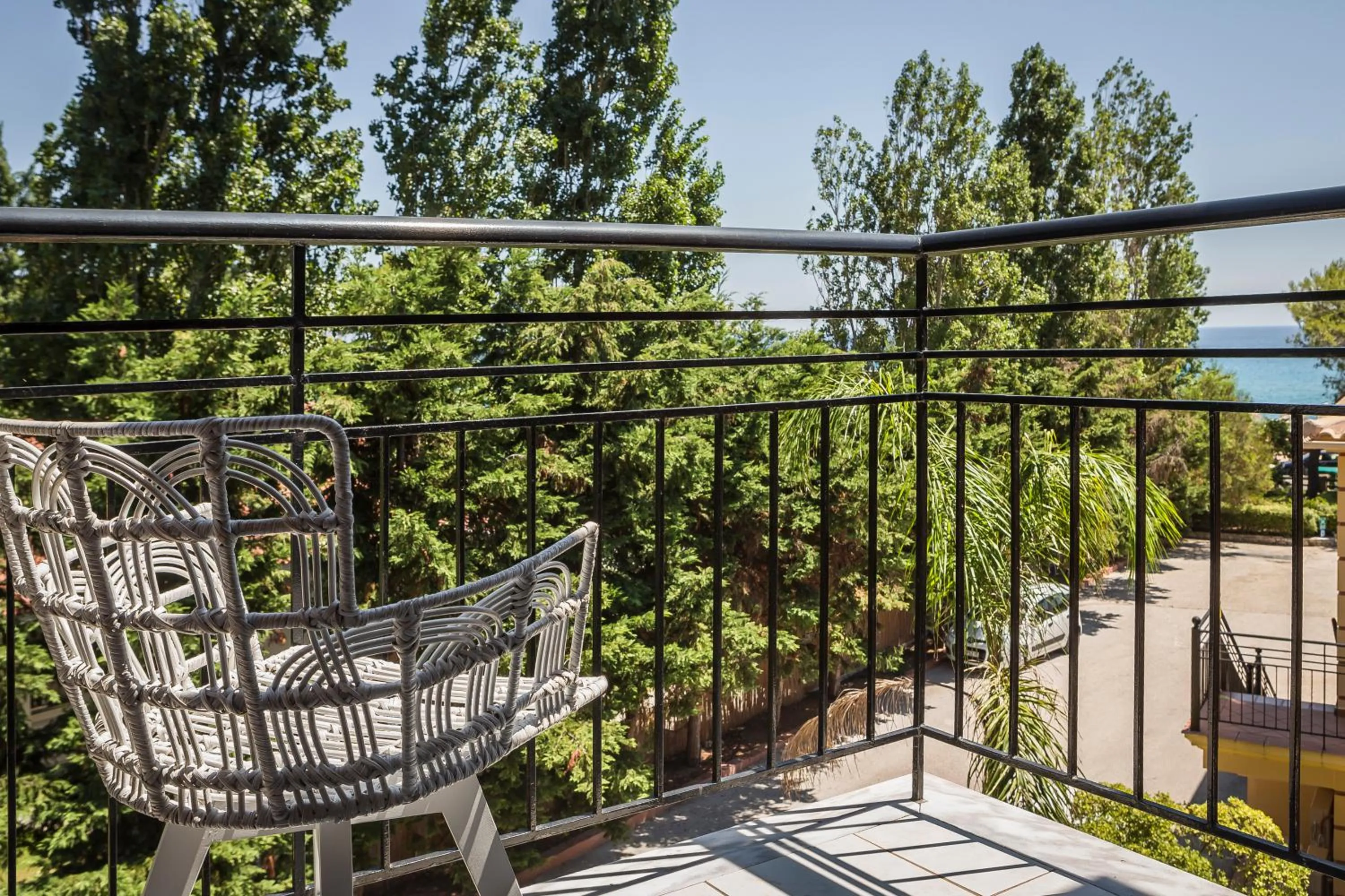 Balcony/Terrace in Makis Hotel