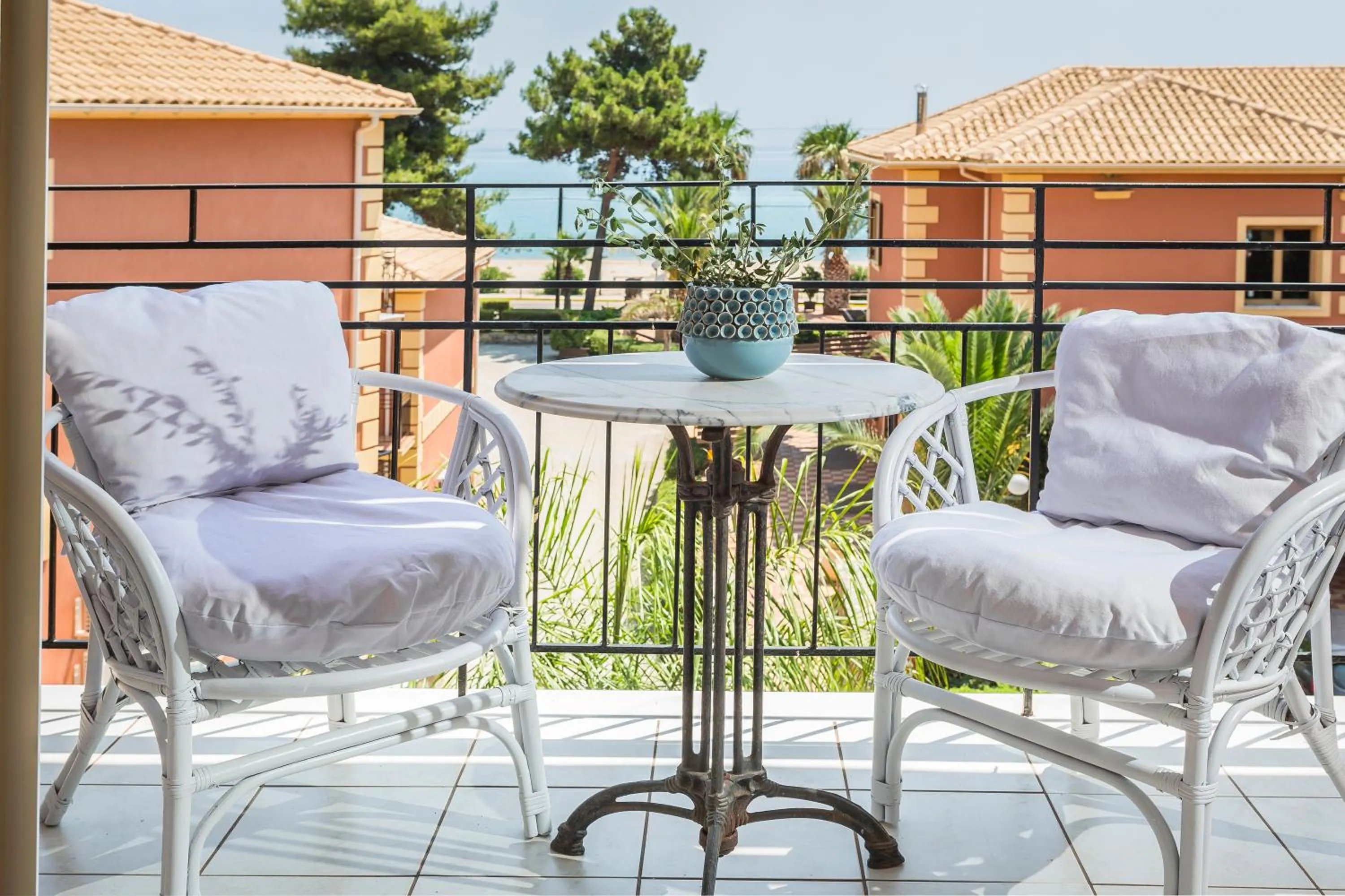 Balcony/Terrace in Makis Hotel