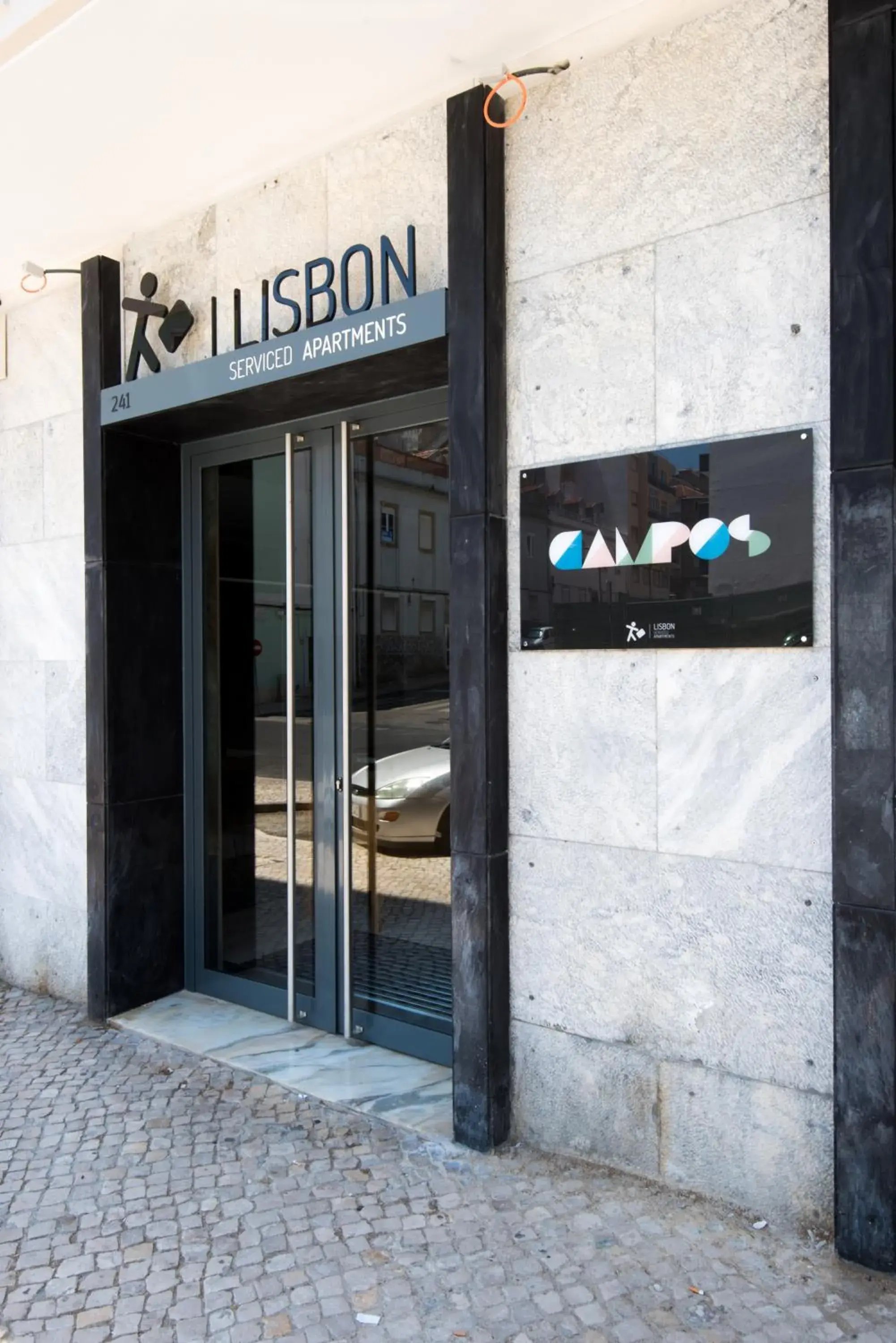 Facade/entrance in Lisbon Serviced Apartments - Campos Facade/entrance in Lisbon Serviced Apartments - Campos