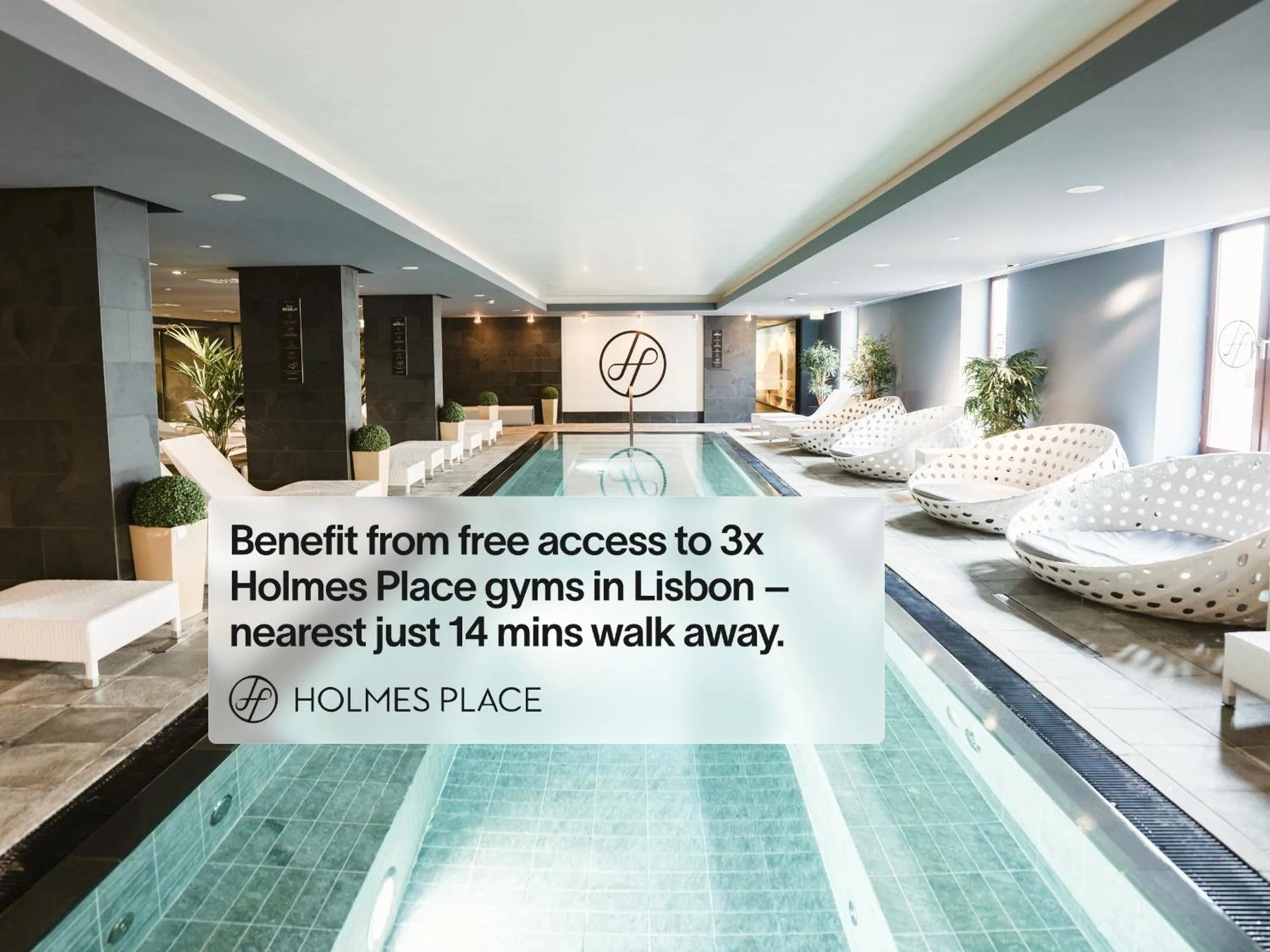 Fitness centre/facilities in LSA Campos by Numa