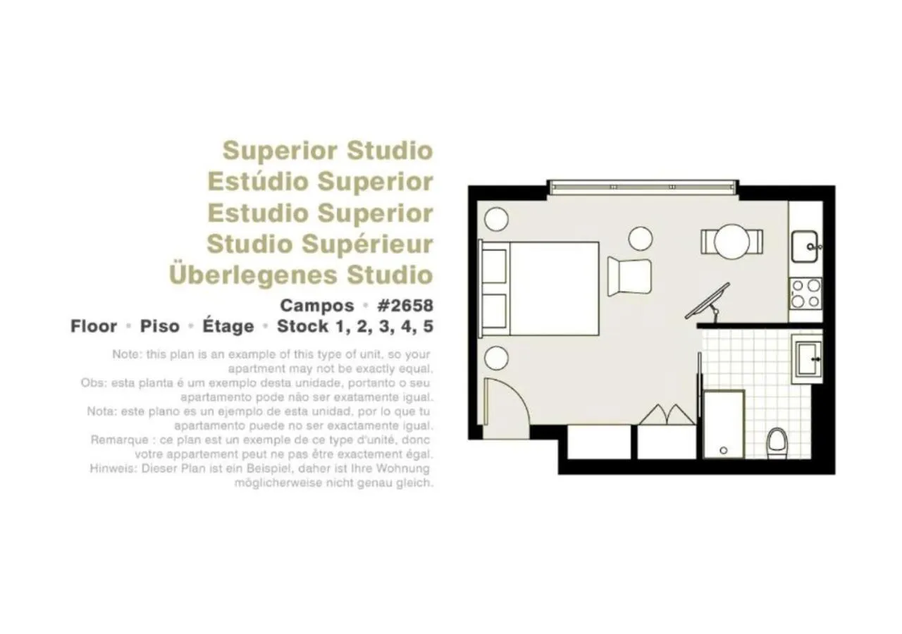 Text overlay in Lisbon Serviced Apartments - Campos