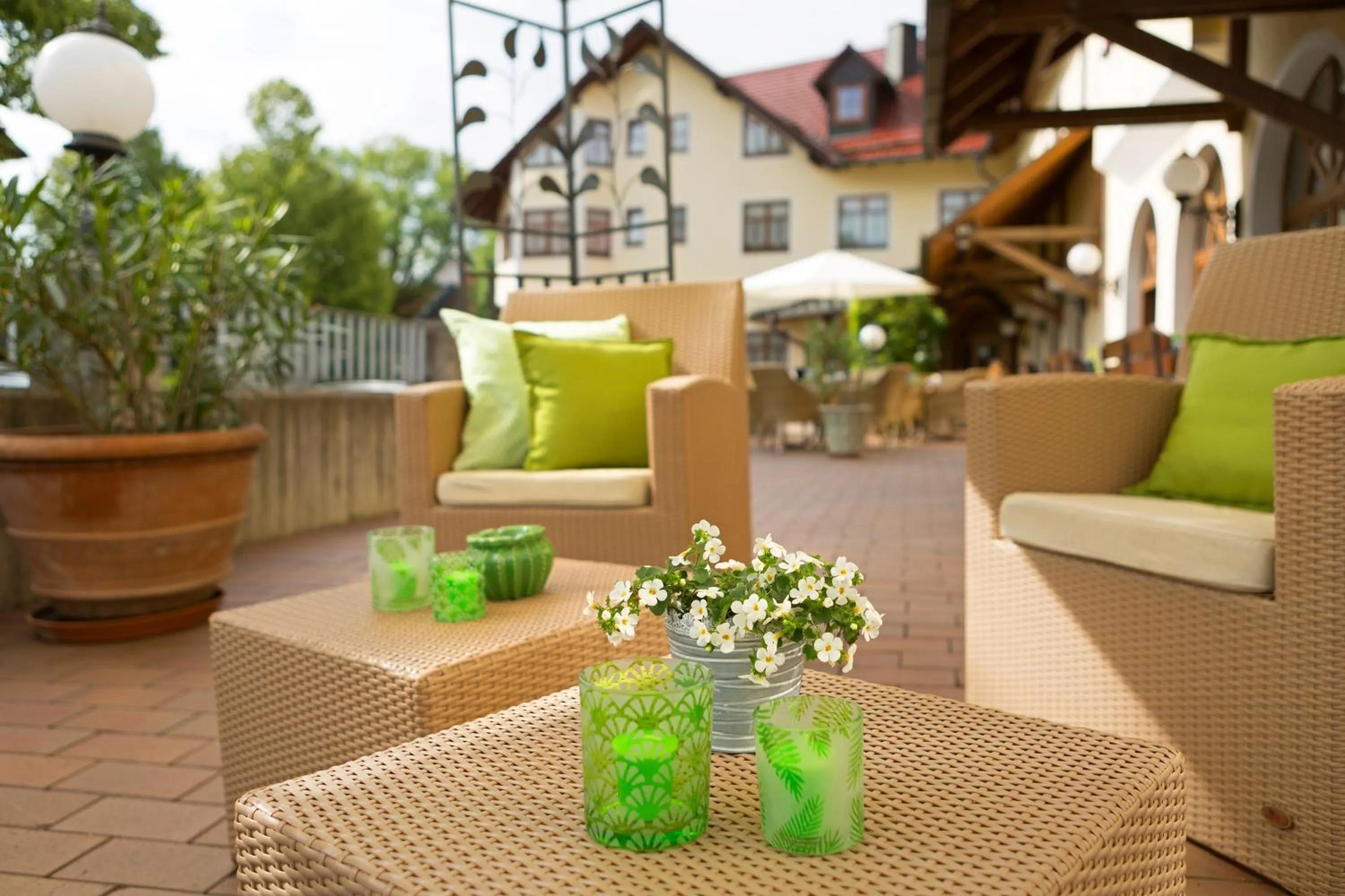 Balcony/Terrace in Hotel Hoyacker Hof