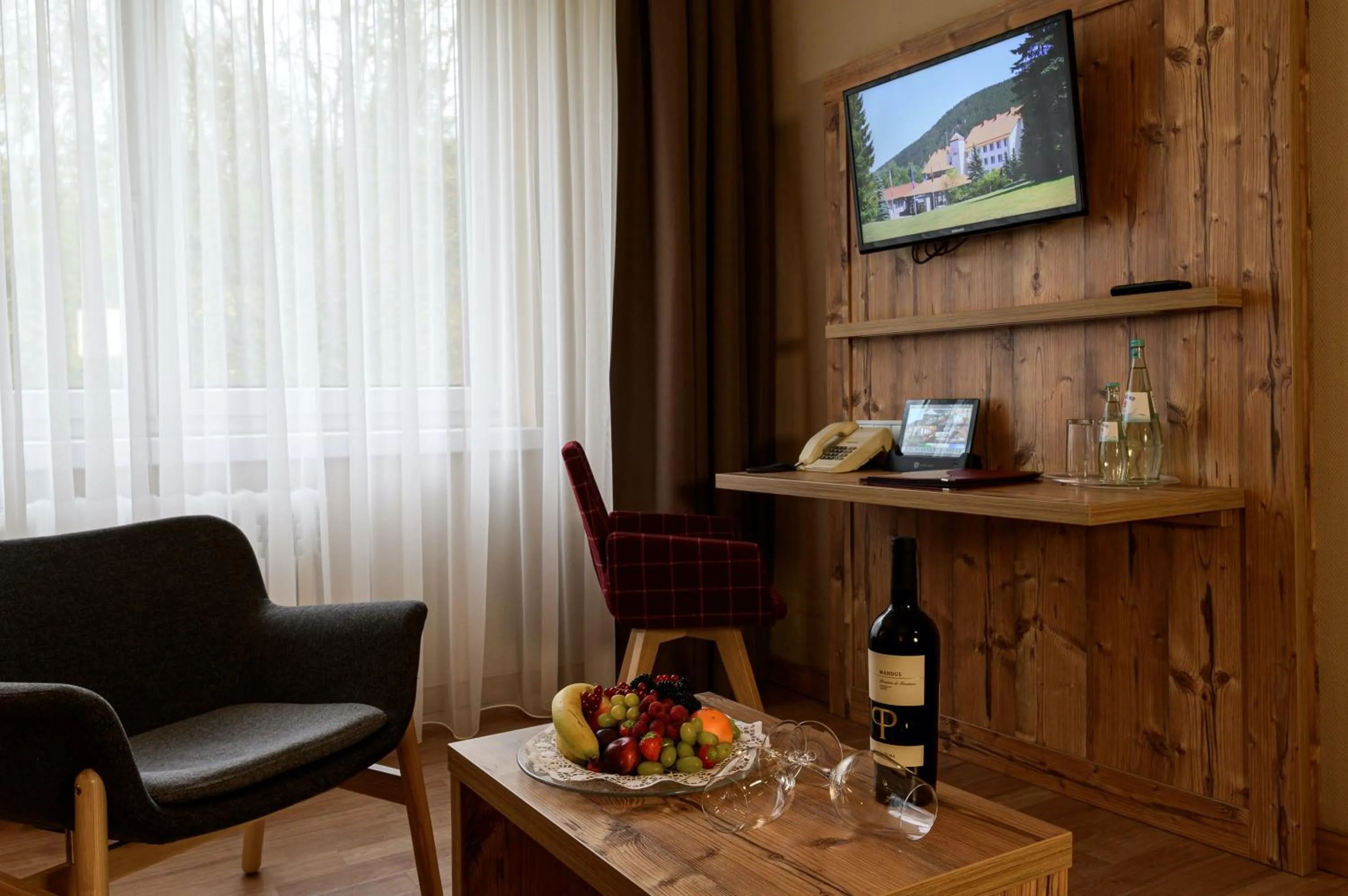 Living room in Waldhotel Berghof