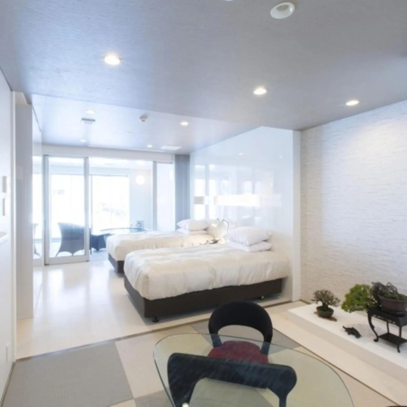 Bed in Namari Onsen Kokoro No Toki Jusangatsu