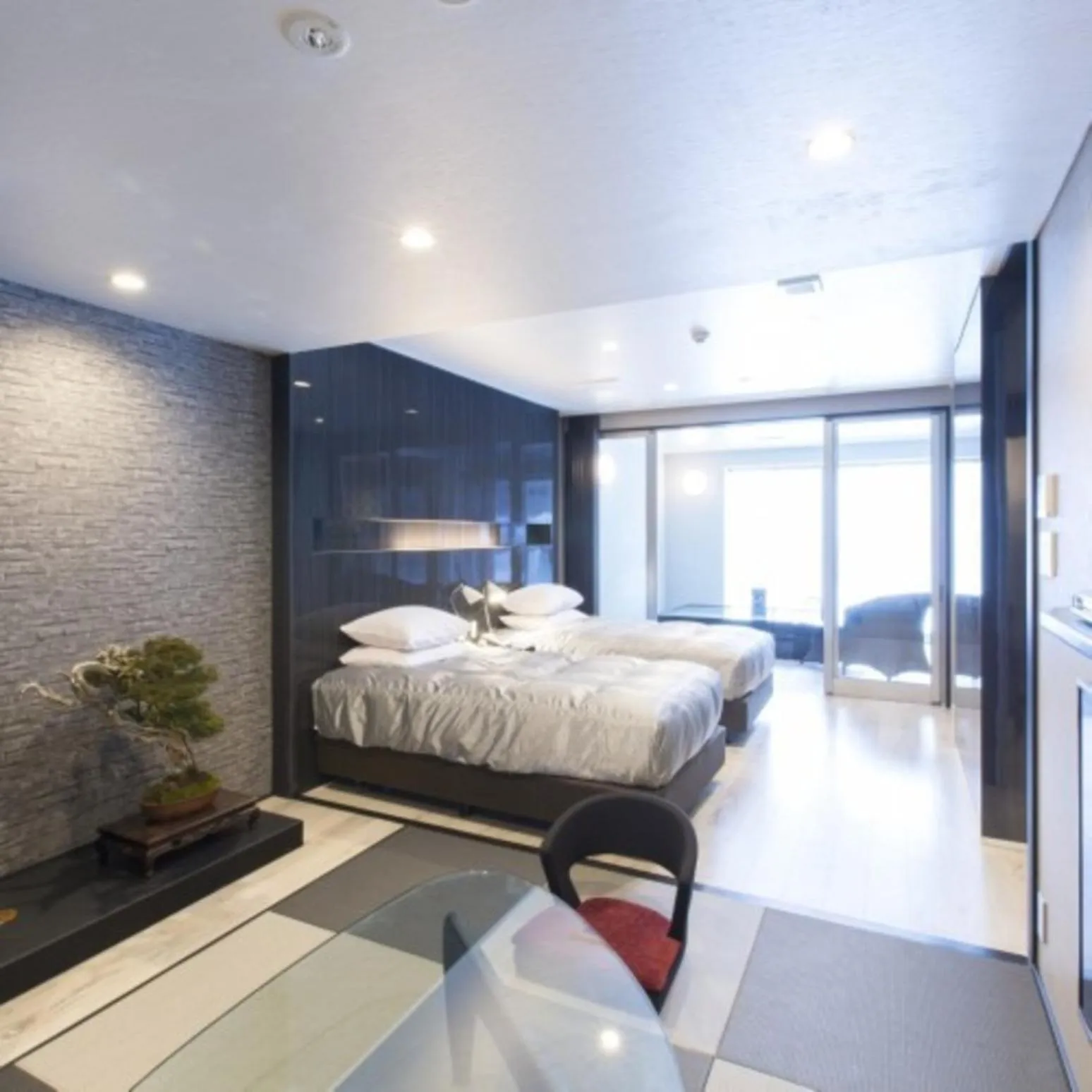 Bed in Namari Onsen Kokoro No Toki Jusangatsu