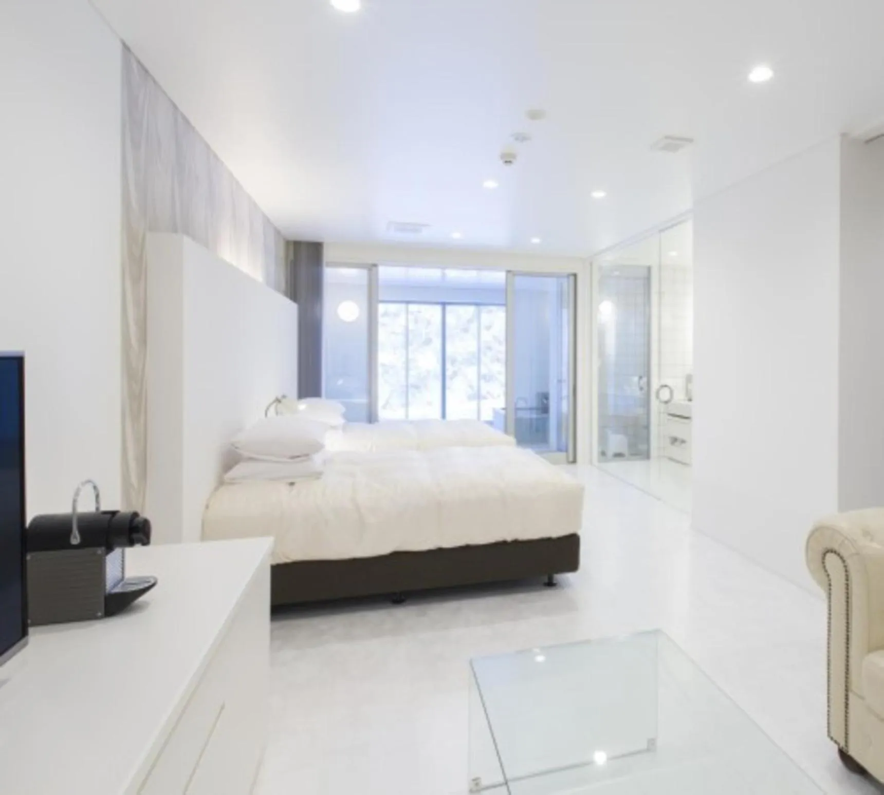 Bed in Namari Onsen Kokoro No Toki Jusangatsu