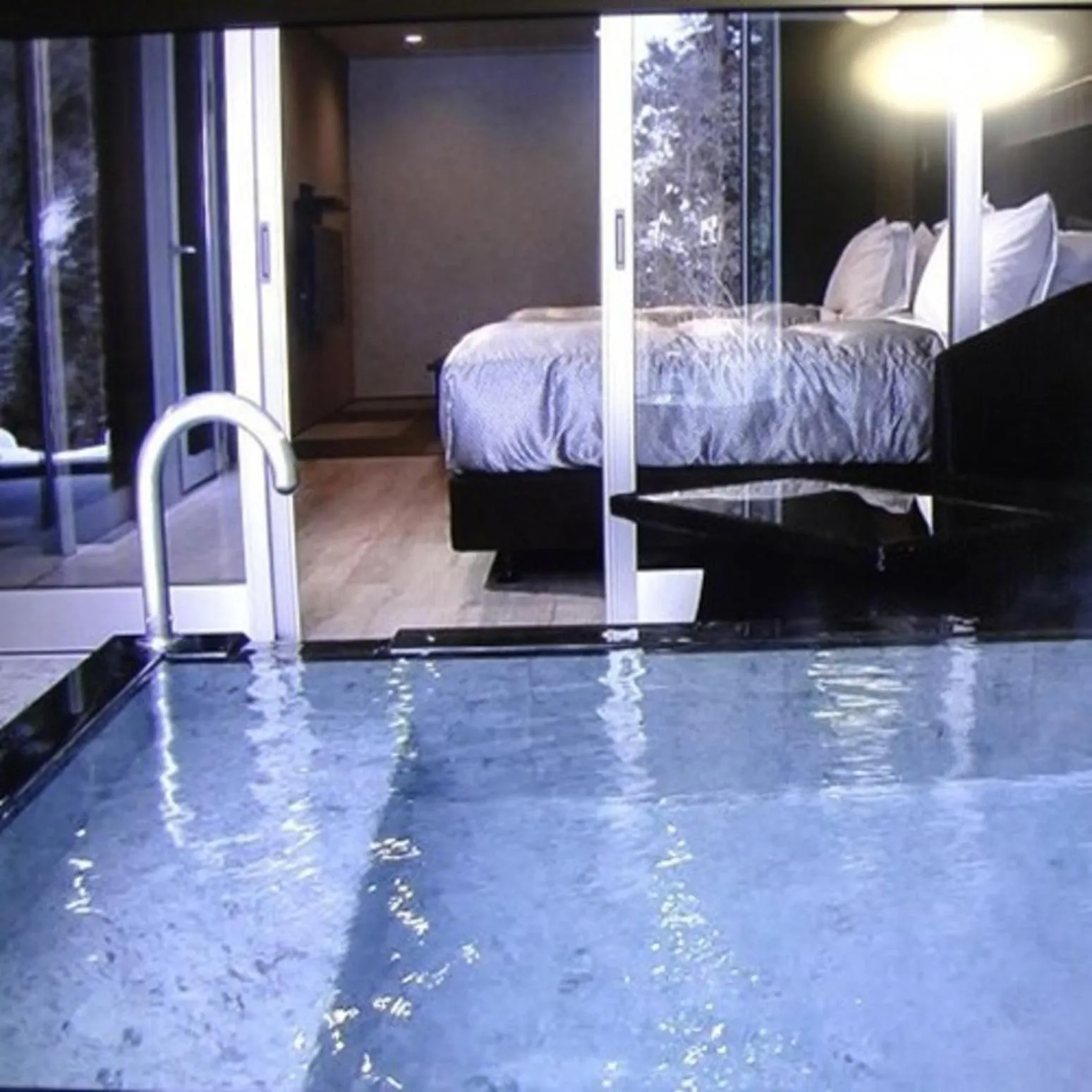 Bed in Namari Onsen Kokoro No Toki Jusangatsu