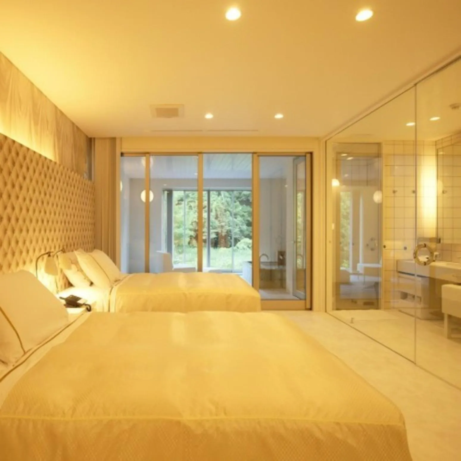 Bed in Namari Onsen Kokoro No Toki Jusangatsu