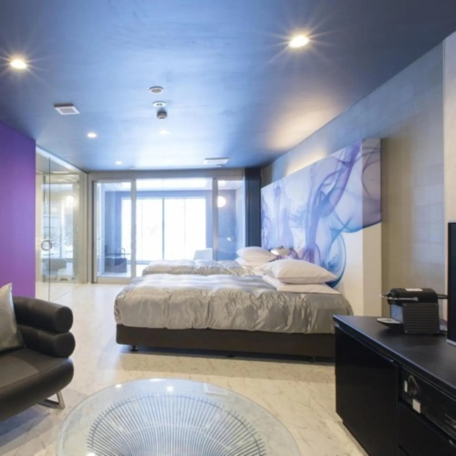 Bed in Namari Onsen Kokoro No Toki Jusangatsu