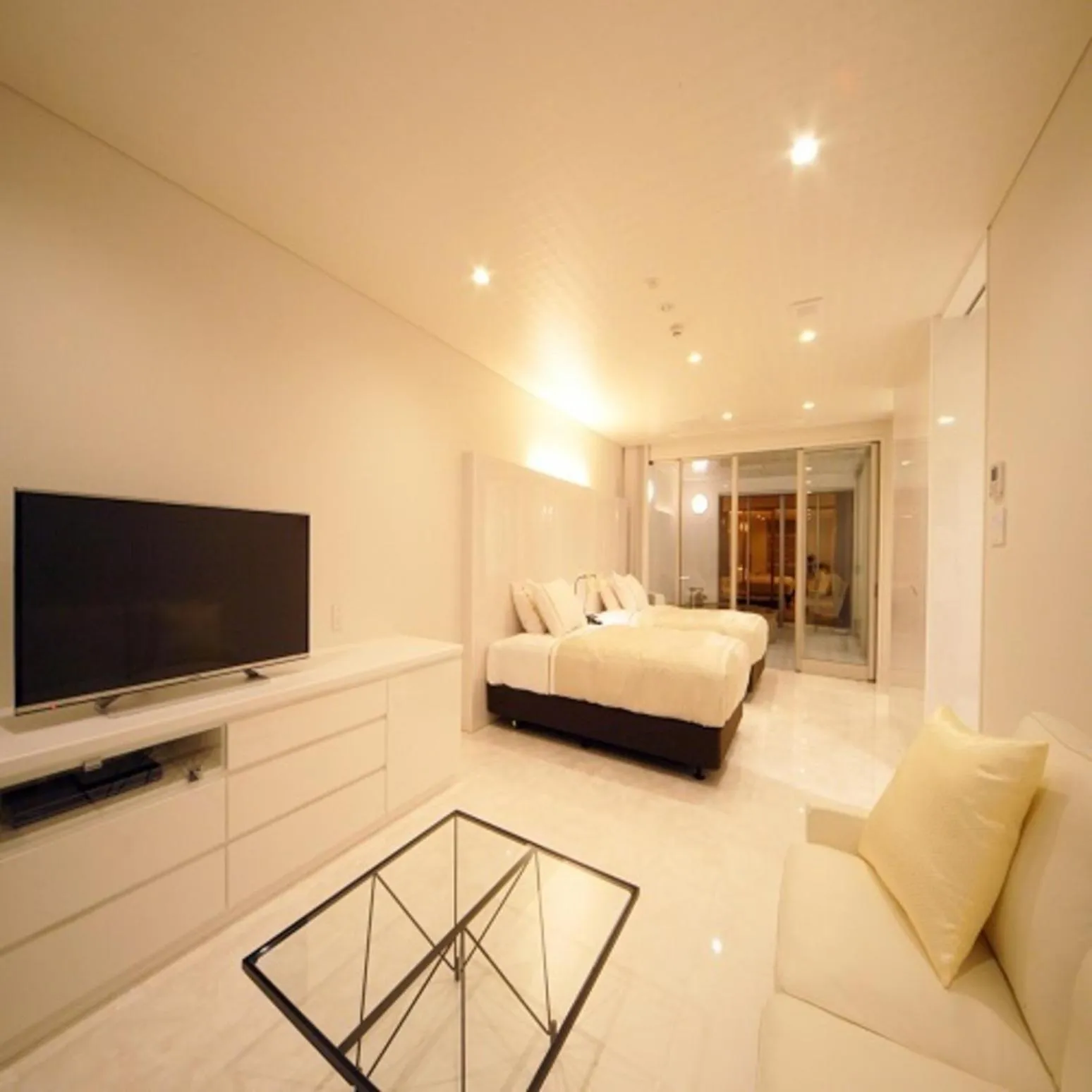 Bed in Namari Onsen Kokoro No Toki Jusangatsu