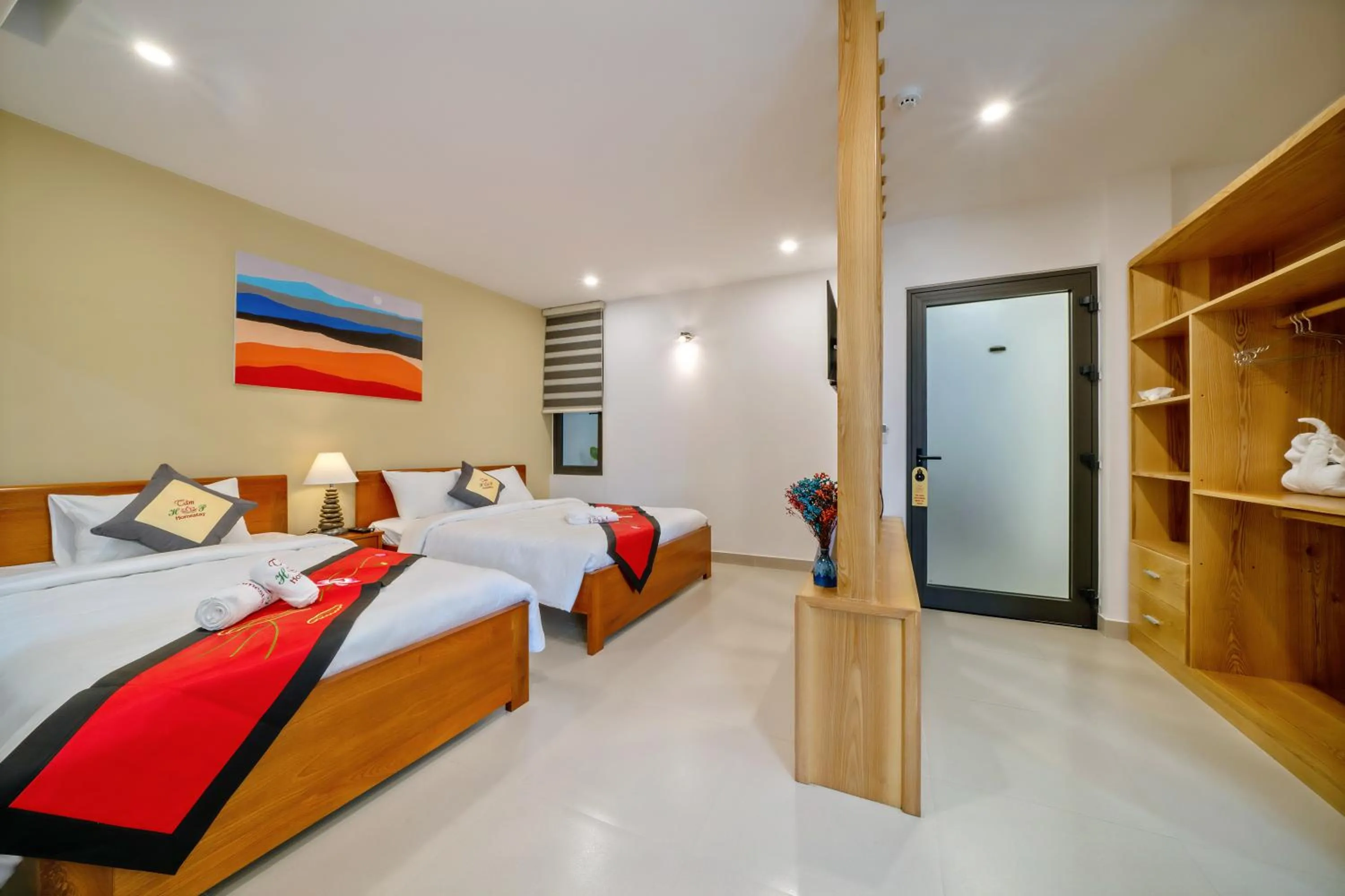 Photo of the whole room, Bed in Tam Hong Phuc Homestay Hoi An