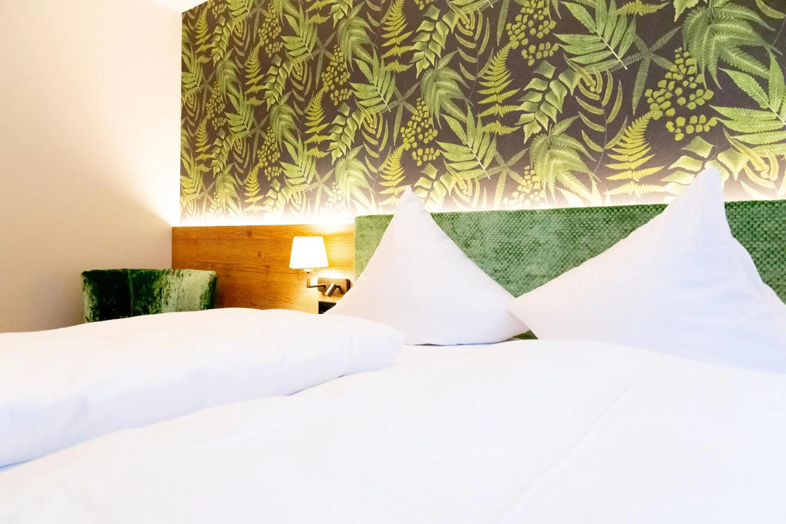 Bed in Hotel Waldmühle