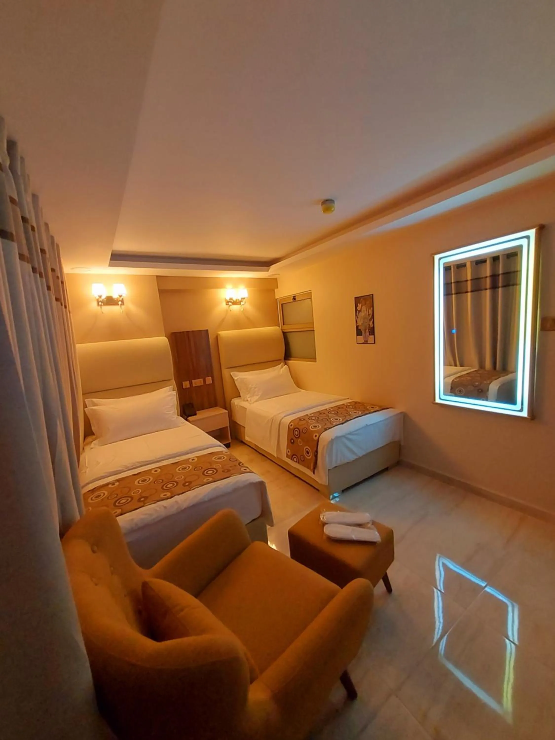 Bed in Jordan Seasons Hotel