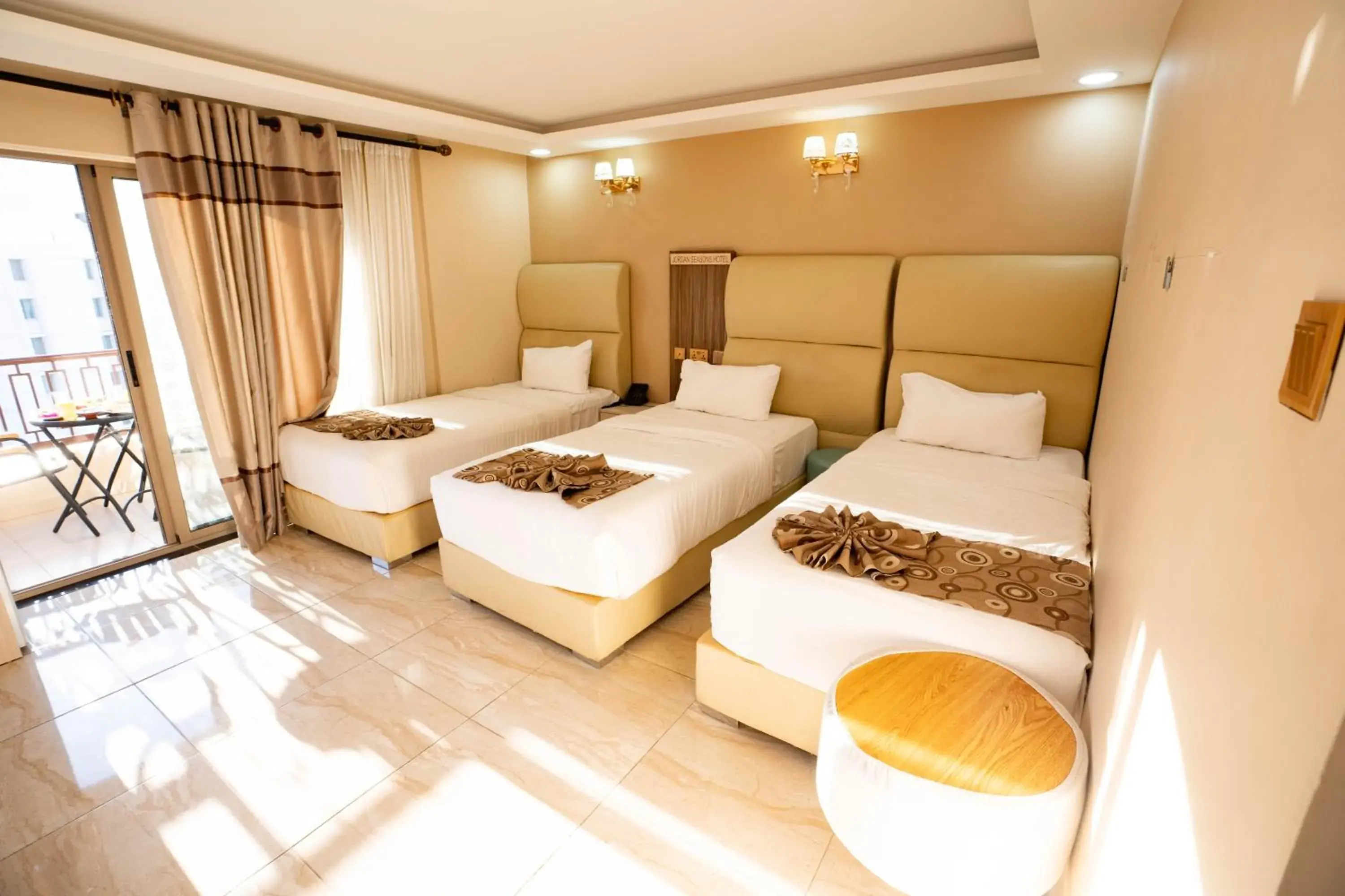 Bed in Jordan Seasons Hotel Bed in Jordan Seasons Hotel