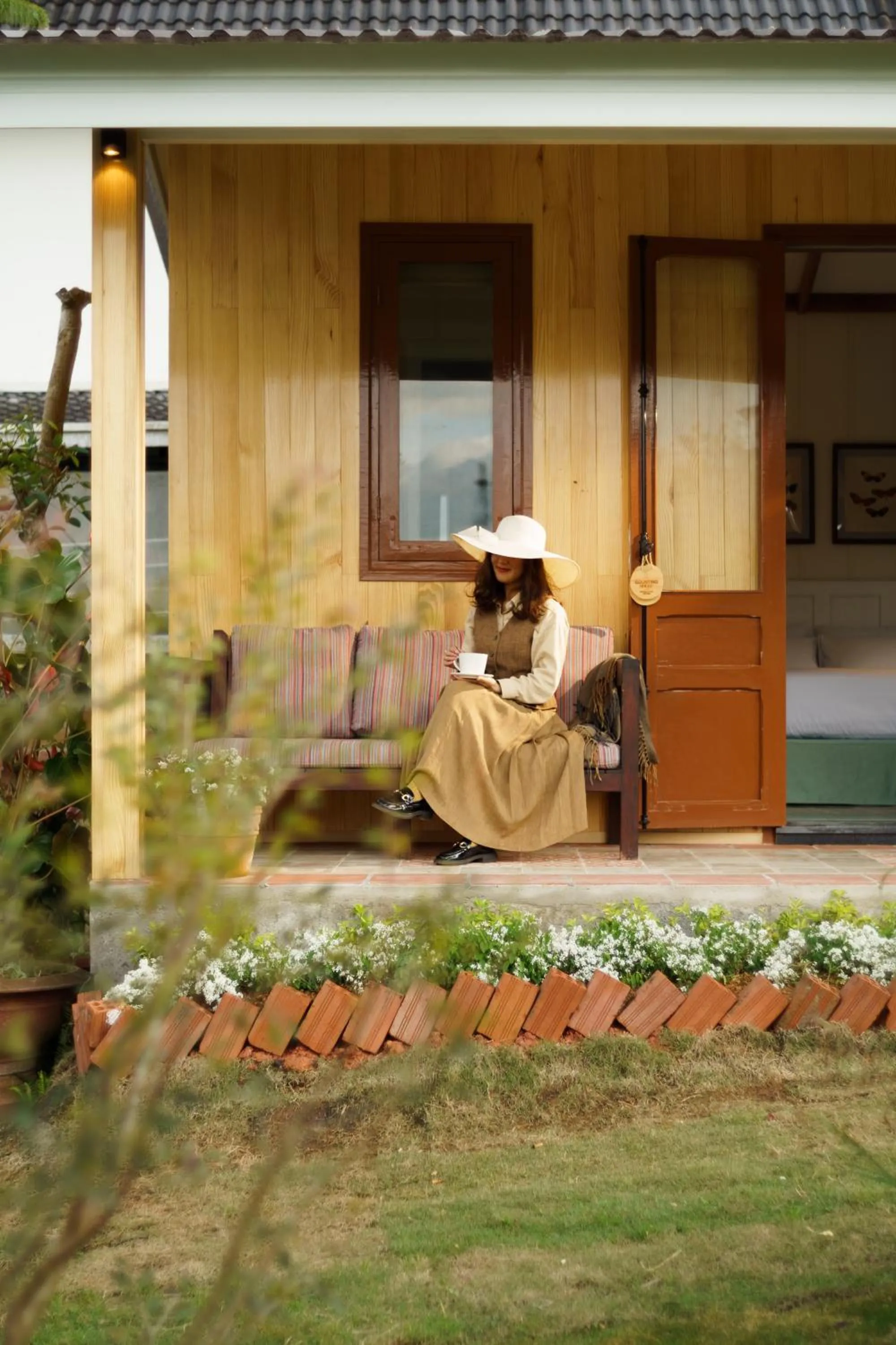 Garden in La Em Boutique Villa