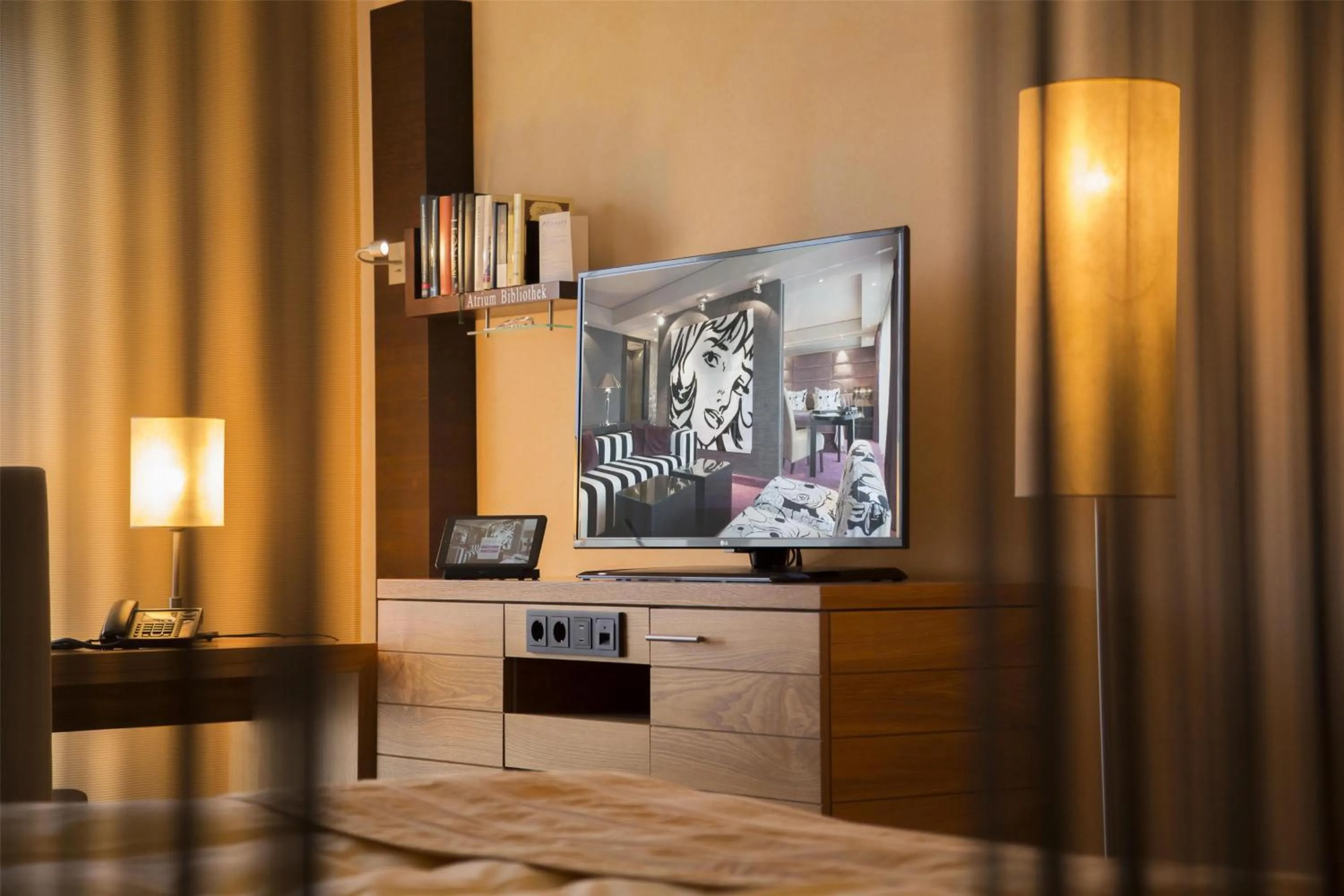 Bedroom in Atrium Hotel Mainz